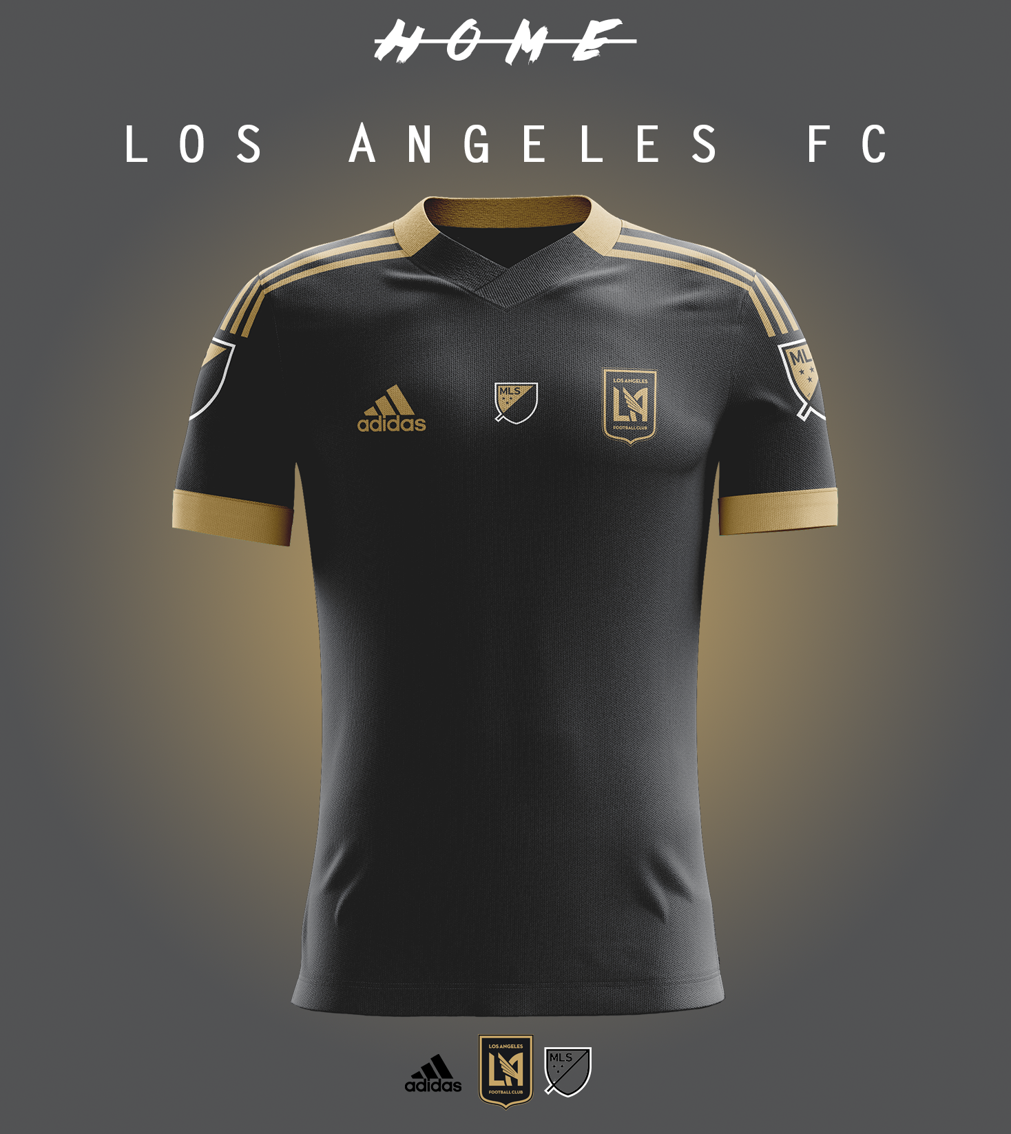 los angeles fc home jersey