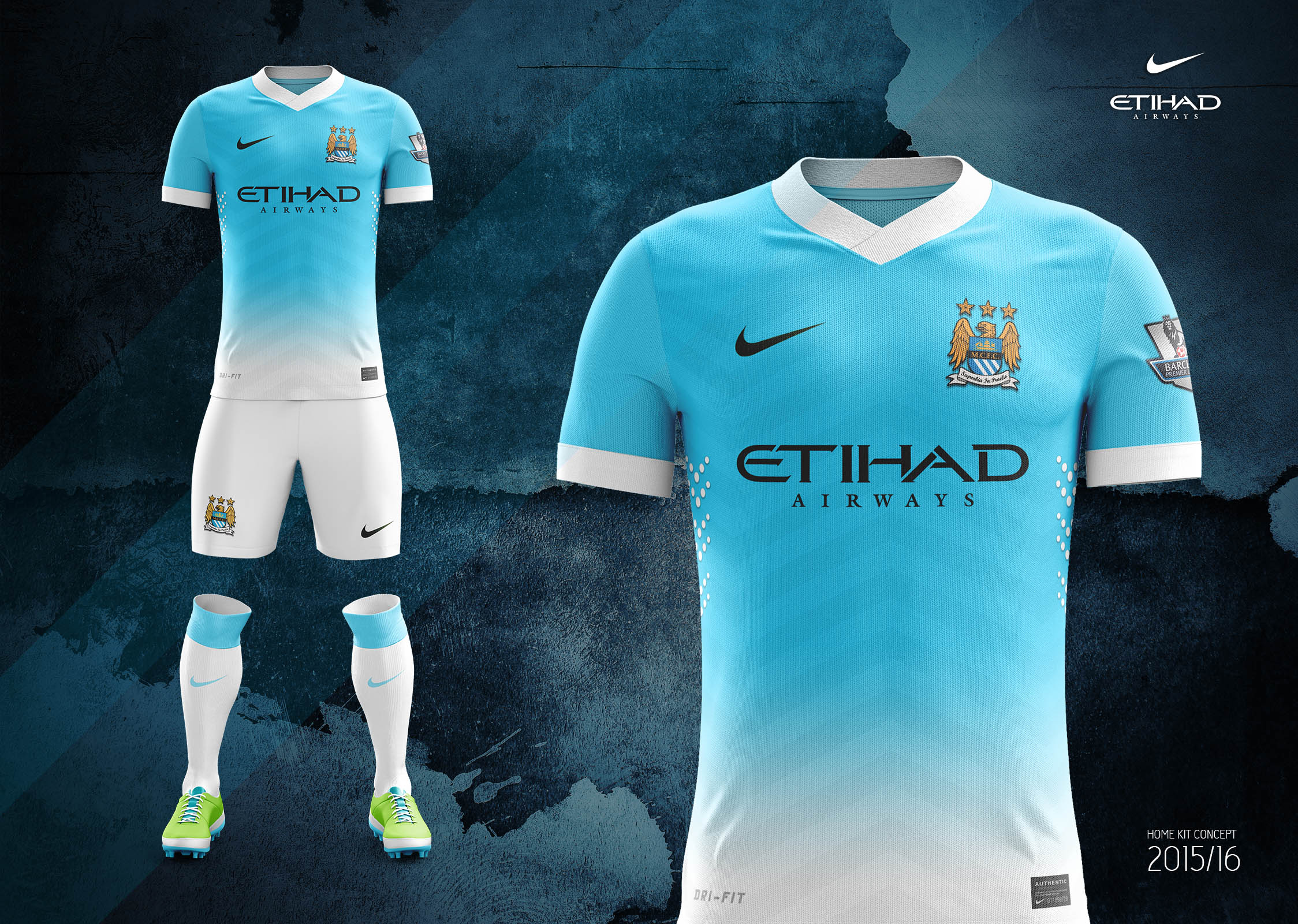 Man City Home Kit 15 16