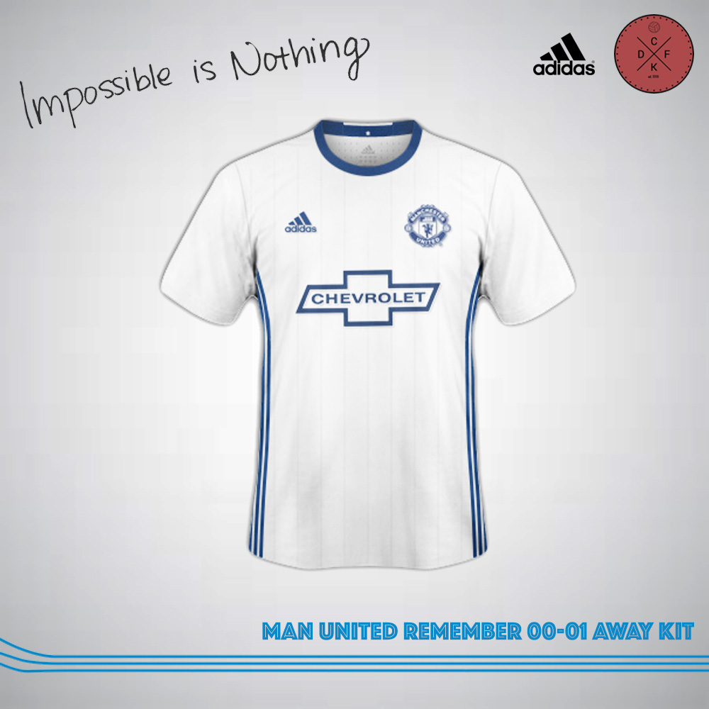 Man United Remember 00 01 Away Shirt Concept