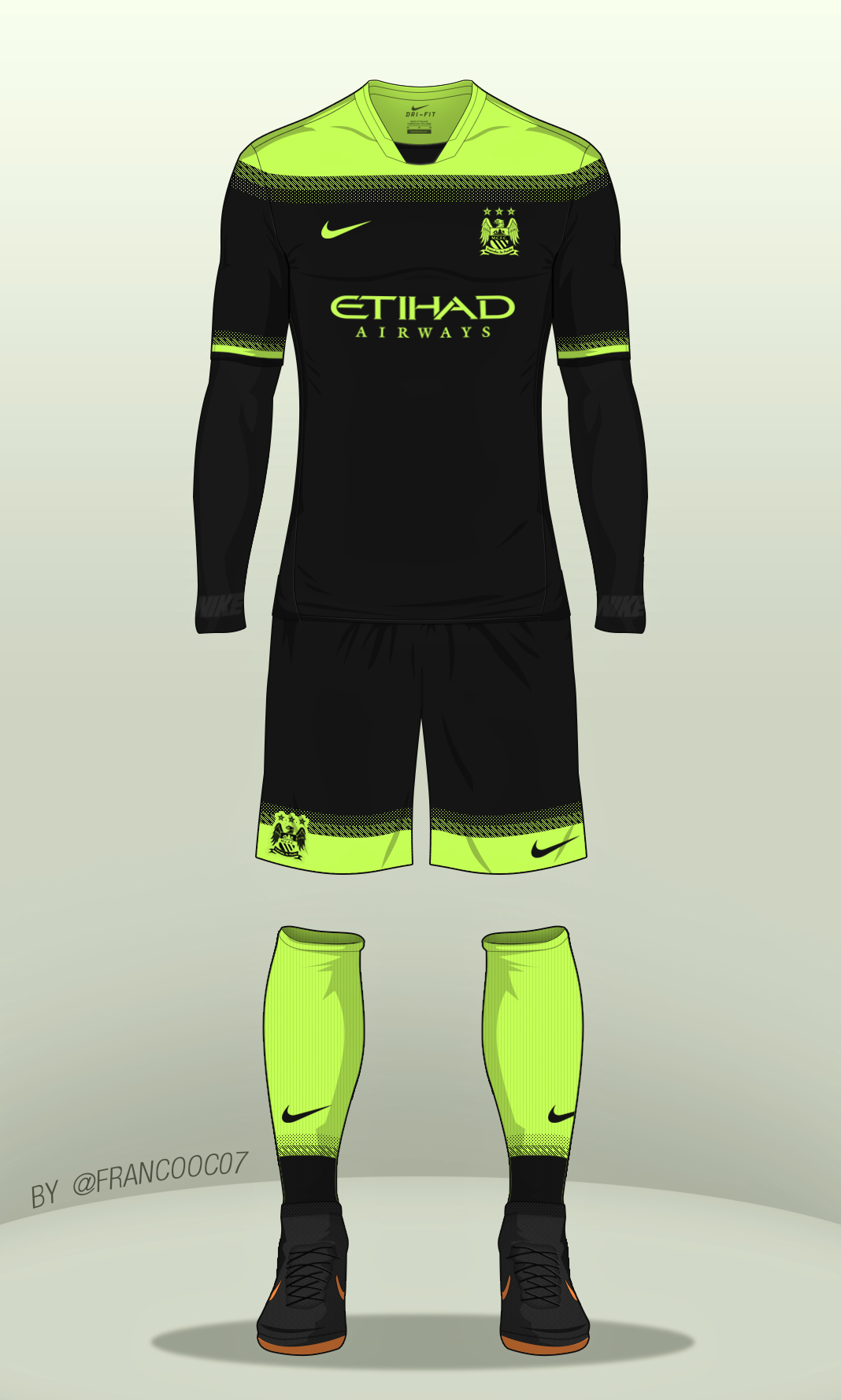 Manchester City Third 16 17 Concept