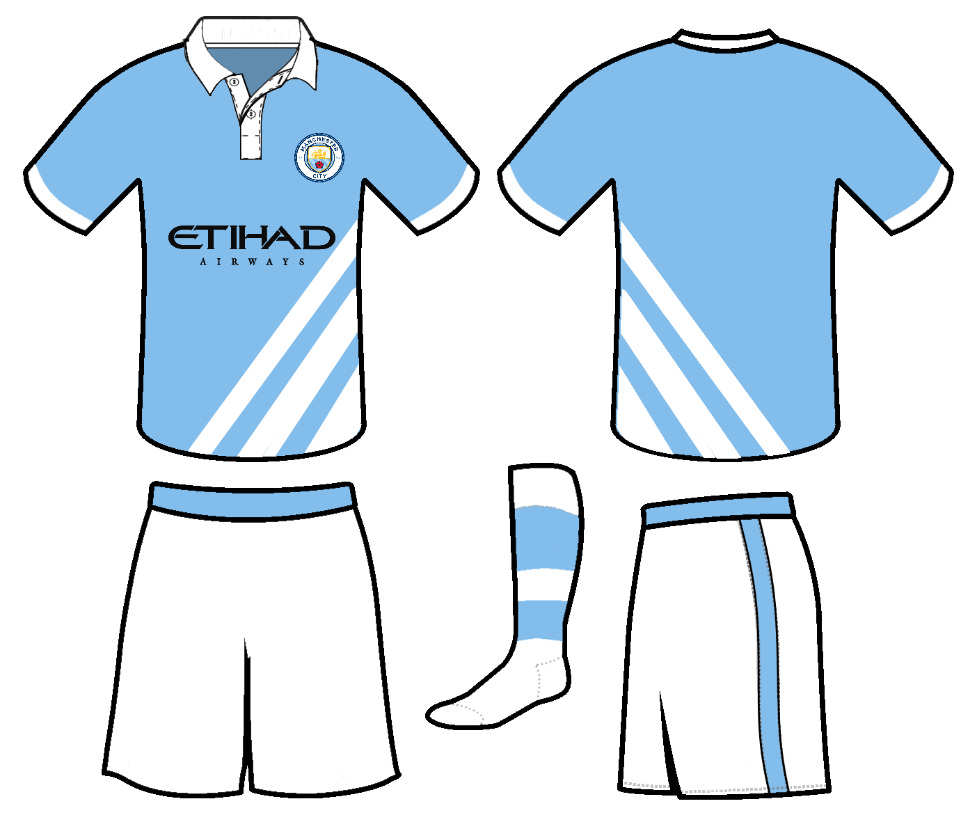 Manchester City New Home Kit 17 18