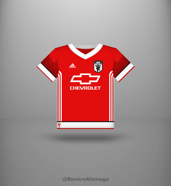 Écharpe Officielle Manchester United 'Glory Glory' - Rouge - Jacquard