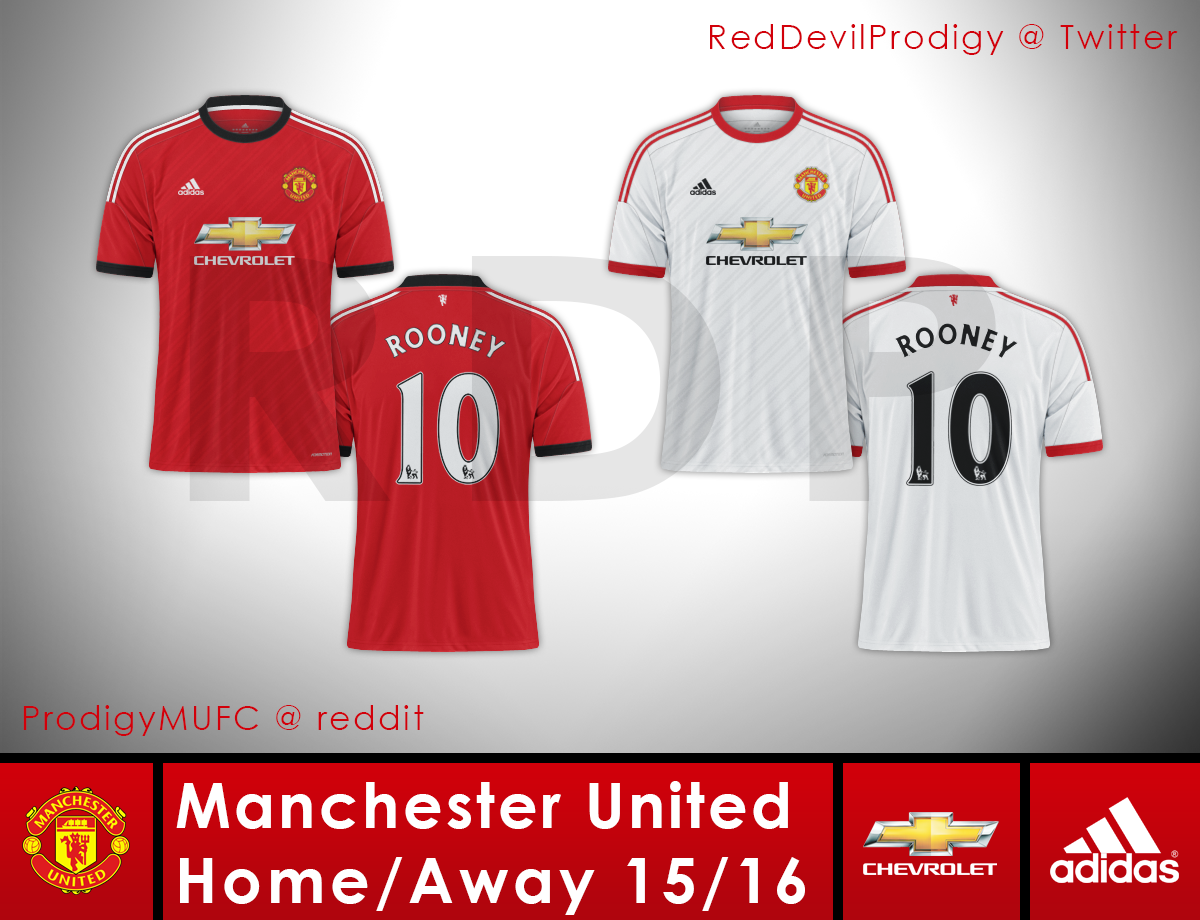 Manchester United Adidas Home Away 15 16 Concept