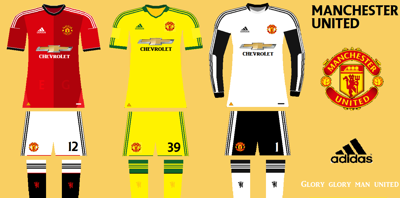 Man Utd Yellow Kit : Adidas Manchester United Away Goalkeeper Jersey