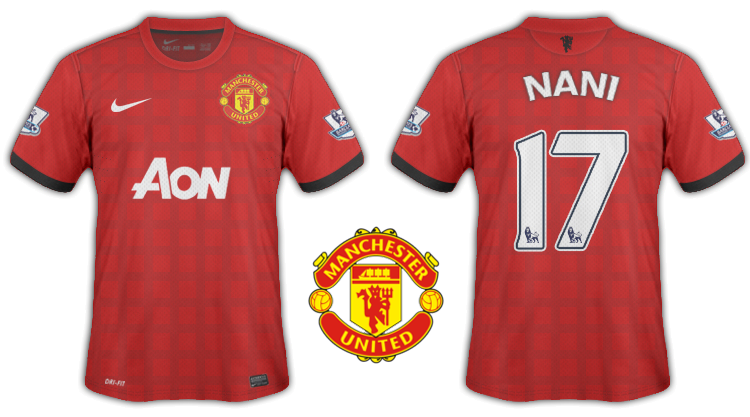 Manchester Utd 12/13 kits