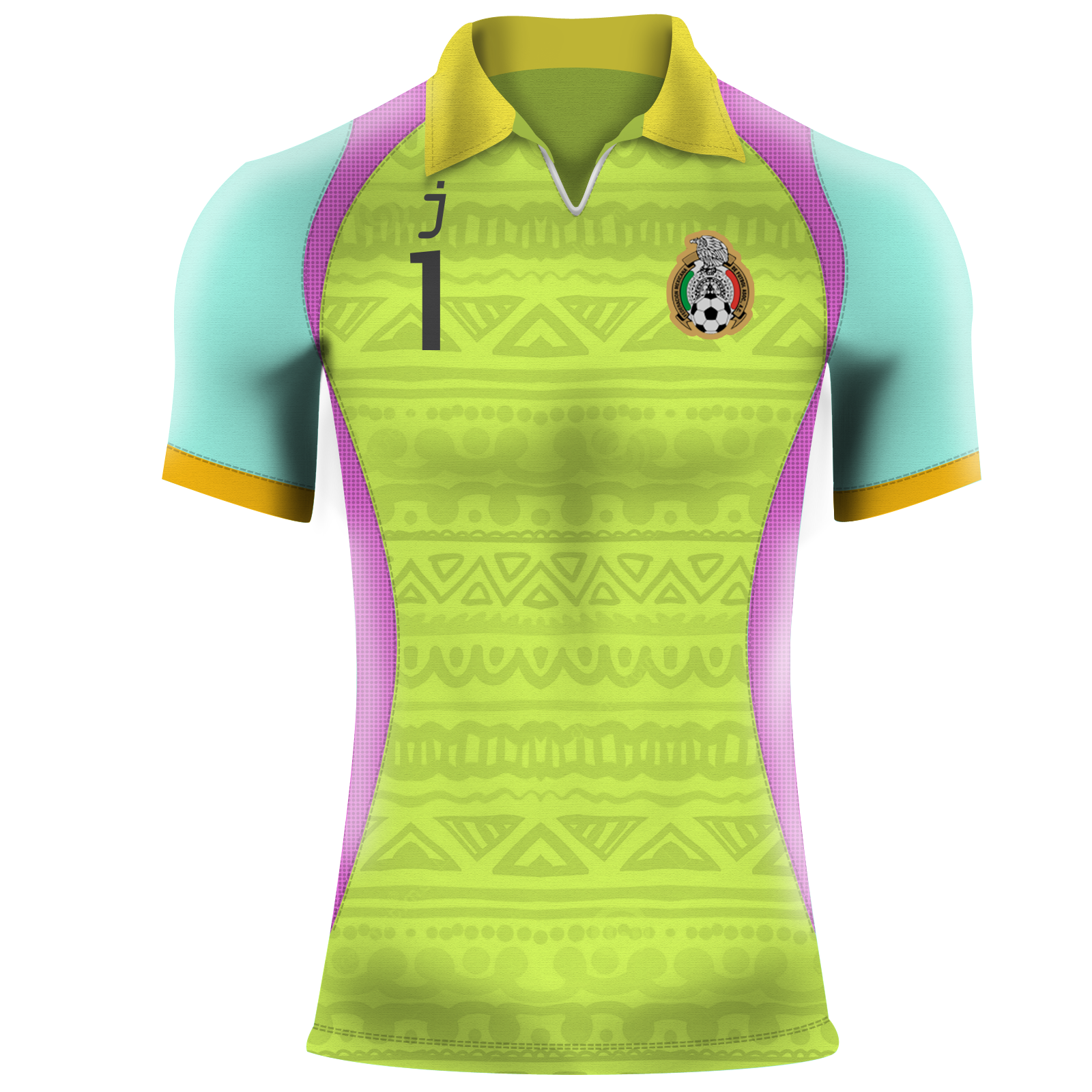 Mexico Goalkeeper jersey by J sports