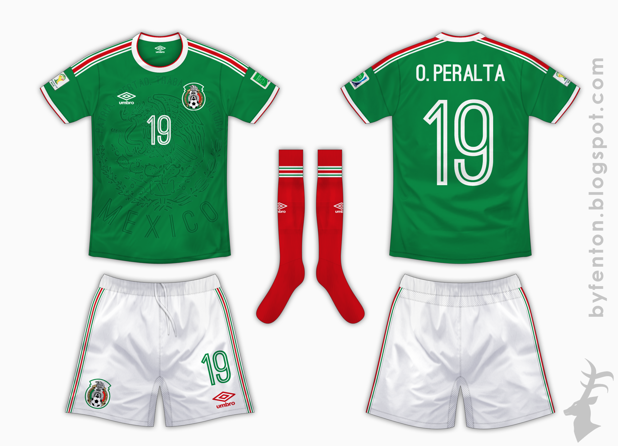 mexico umbro jersey