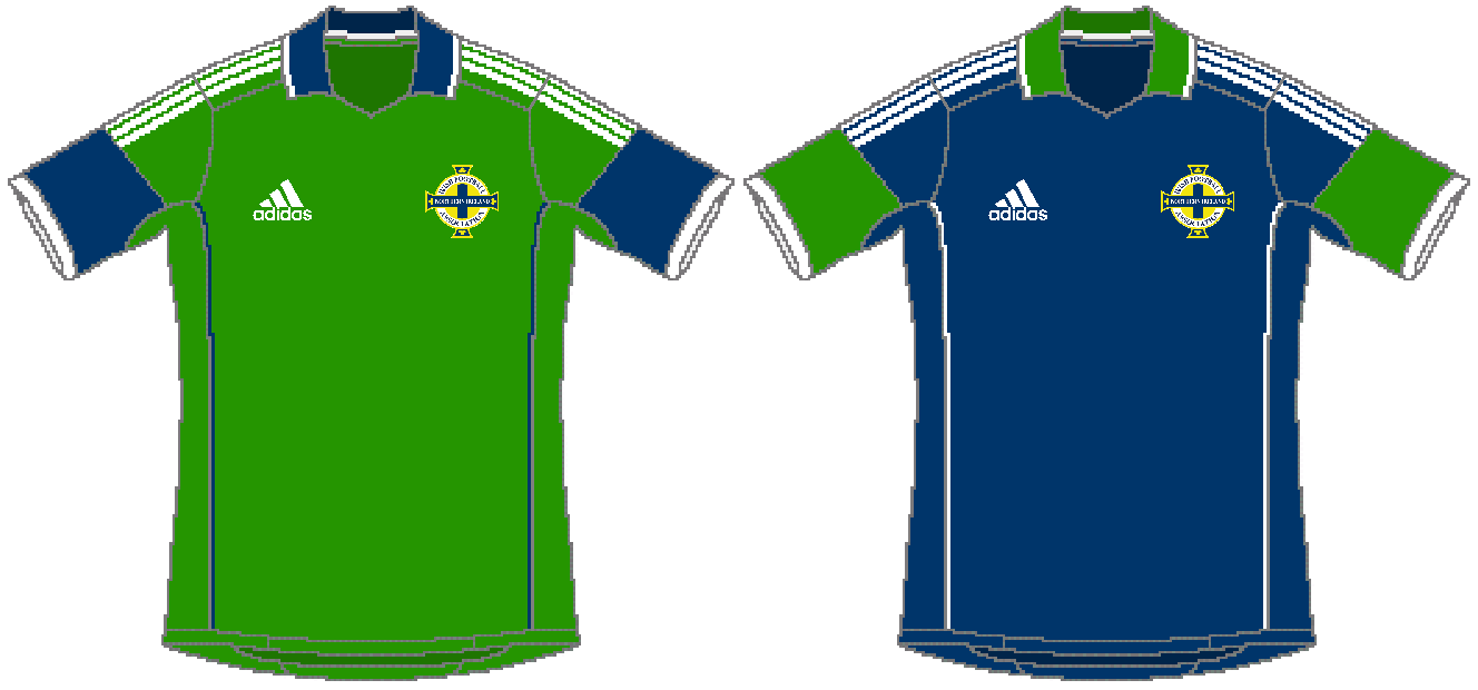 Northern Ireland Adidas Home and Away