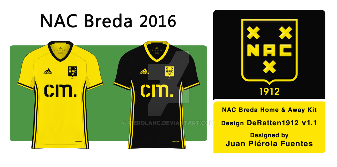 Nac Breda Home And Away Shirts