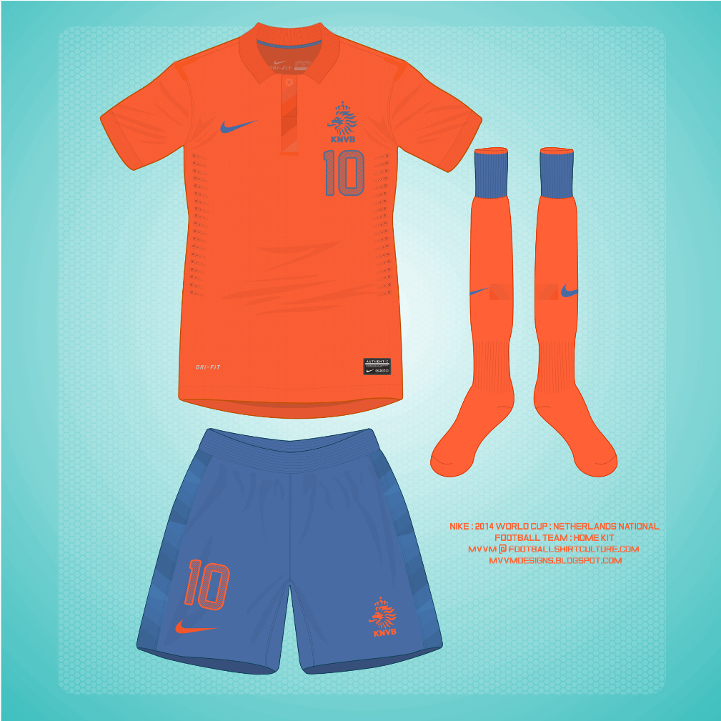 2014 Nike Netherlands Home Kit