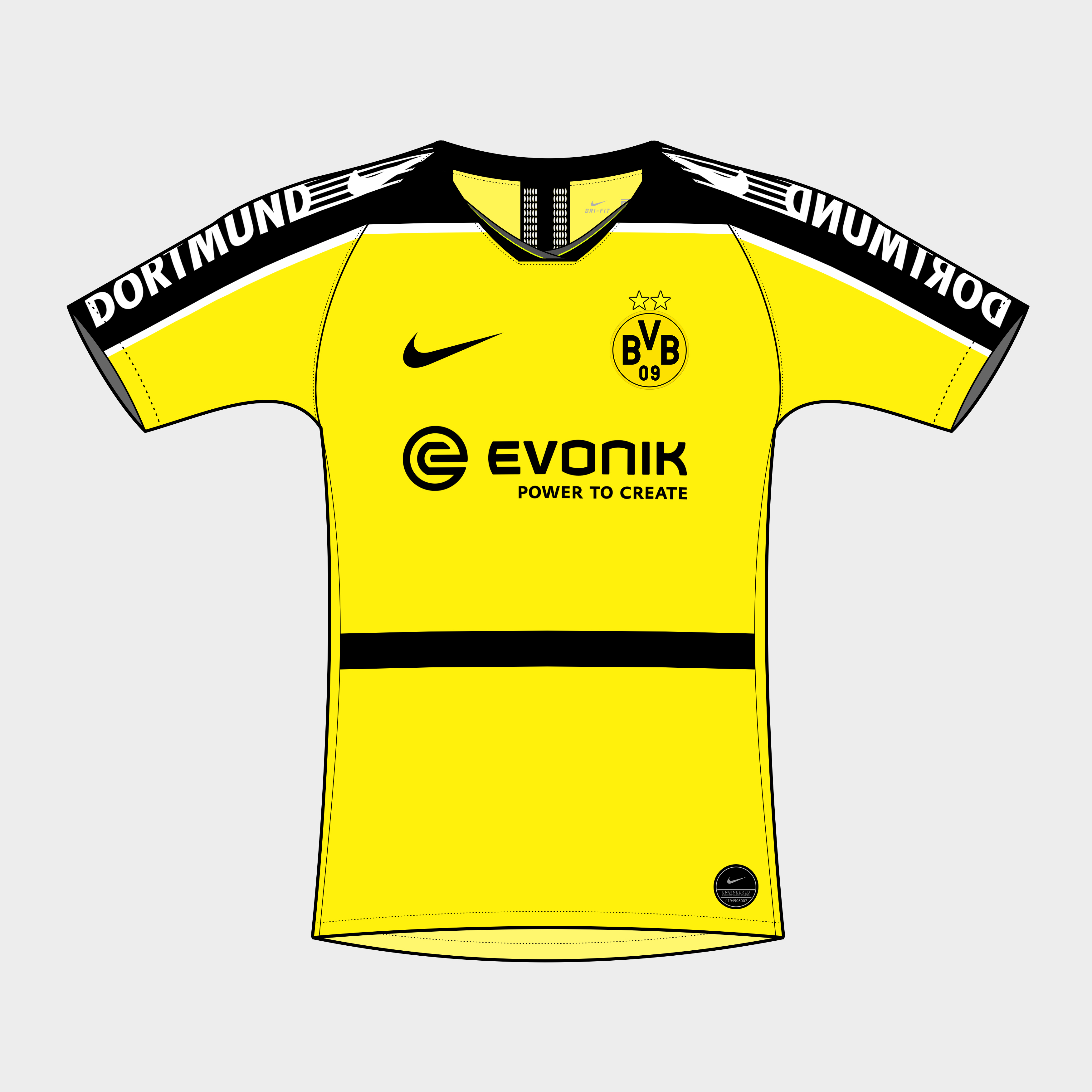 Conclusie overloop Agrarisch Nike Borussia Dortmund 2019-20 Home Jersey Concept