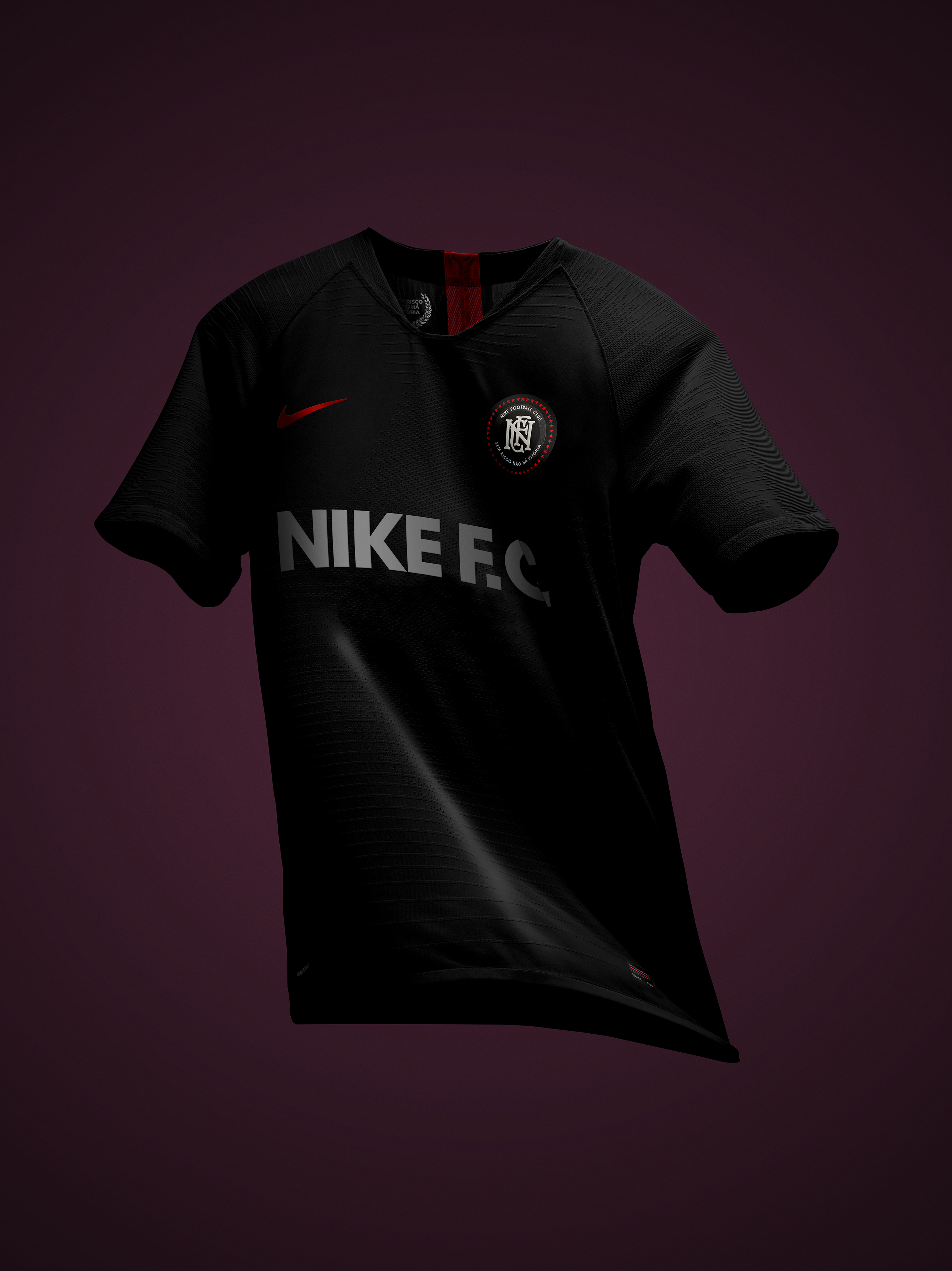 Nike fc jersey hotsell black
