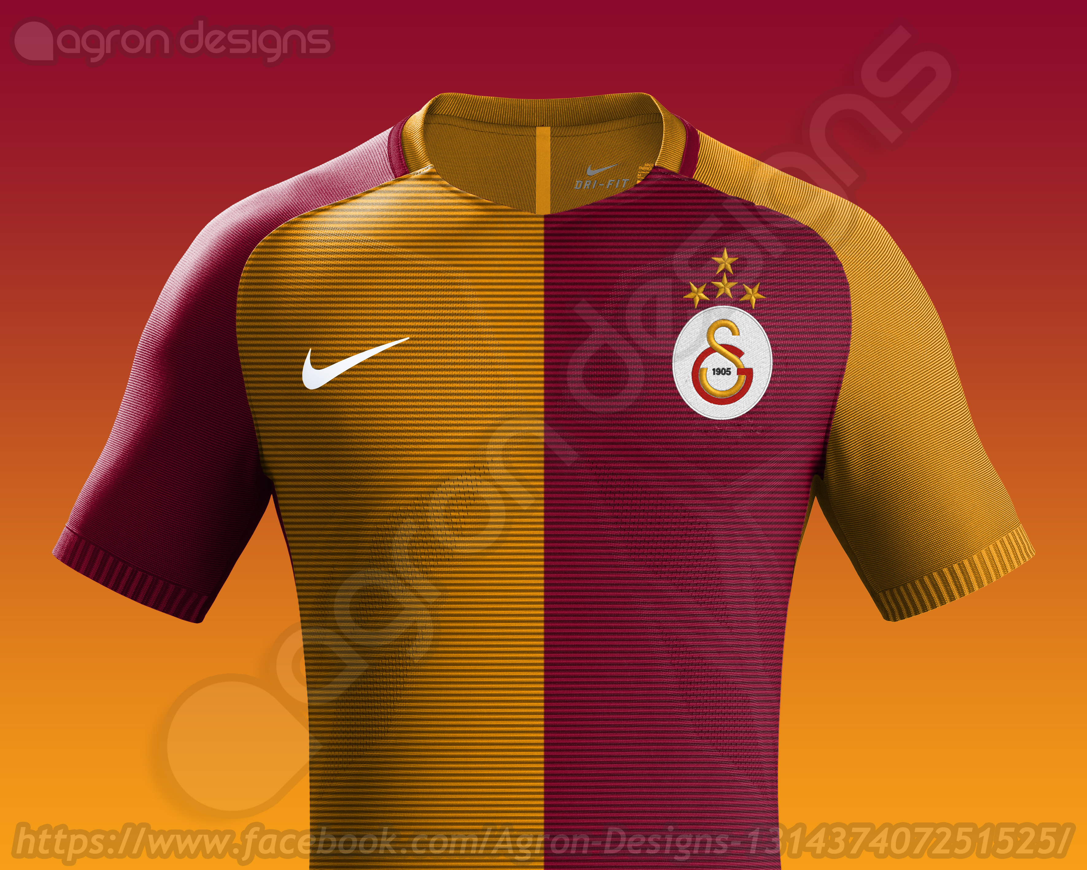 Nike Galatasaray Home Kit 2016 17 Based On Leaked Images