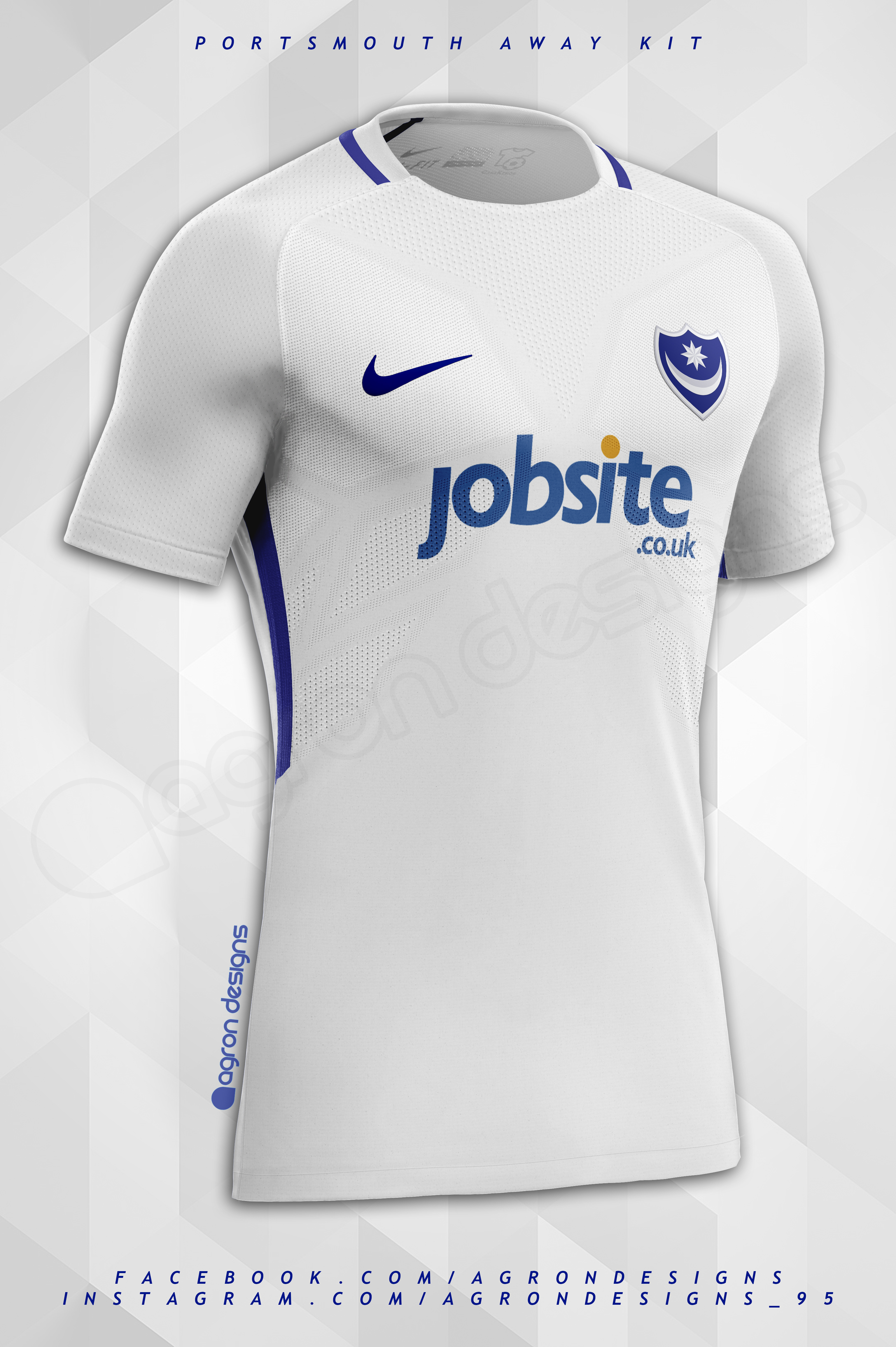 Nike Portsmouth FC Away Kit Concept
