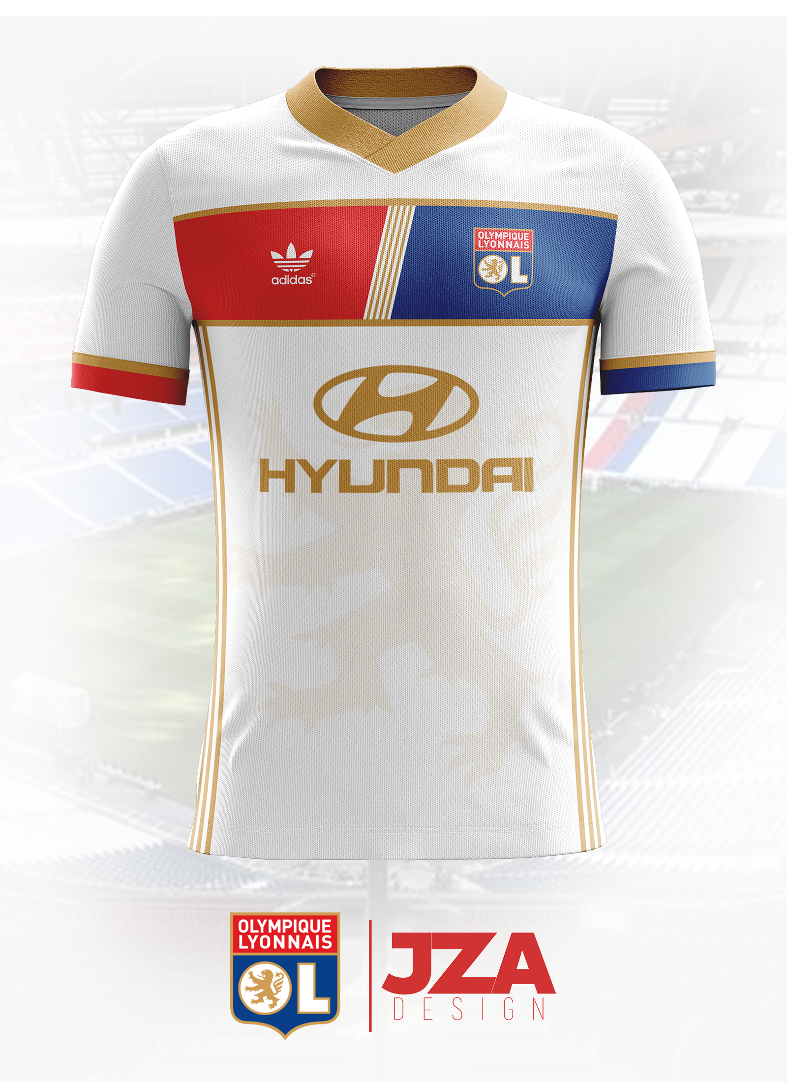 Ol Lyon 17 18 Home Shirt Concept