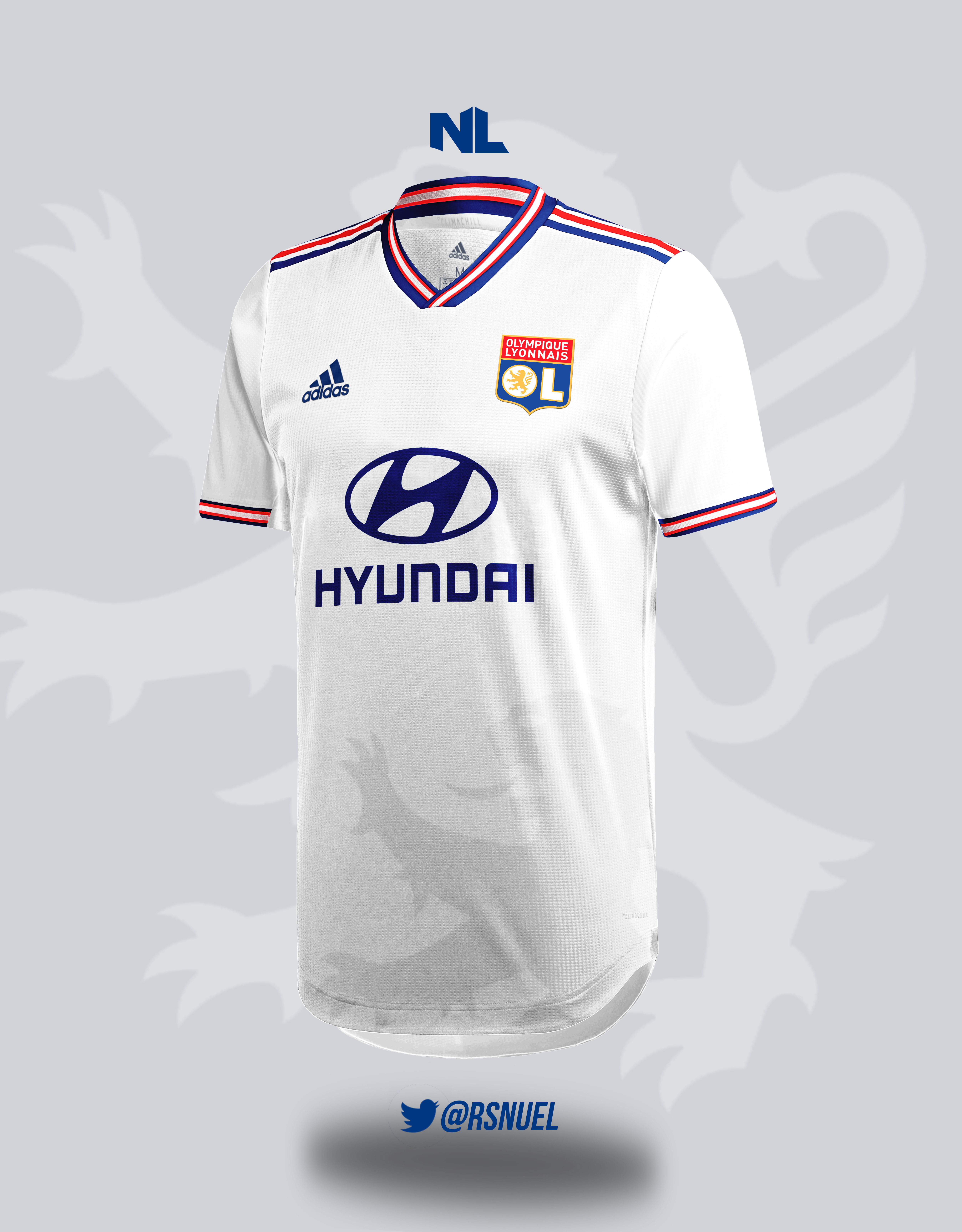 Olympique Lyonnais Home Kit 2020 21 Concept