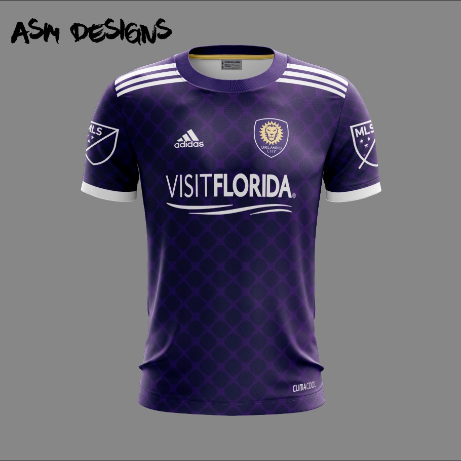 Orlando City SC Adidas 2018 Home Kit