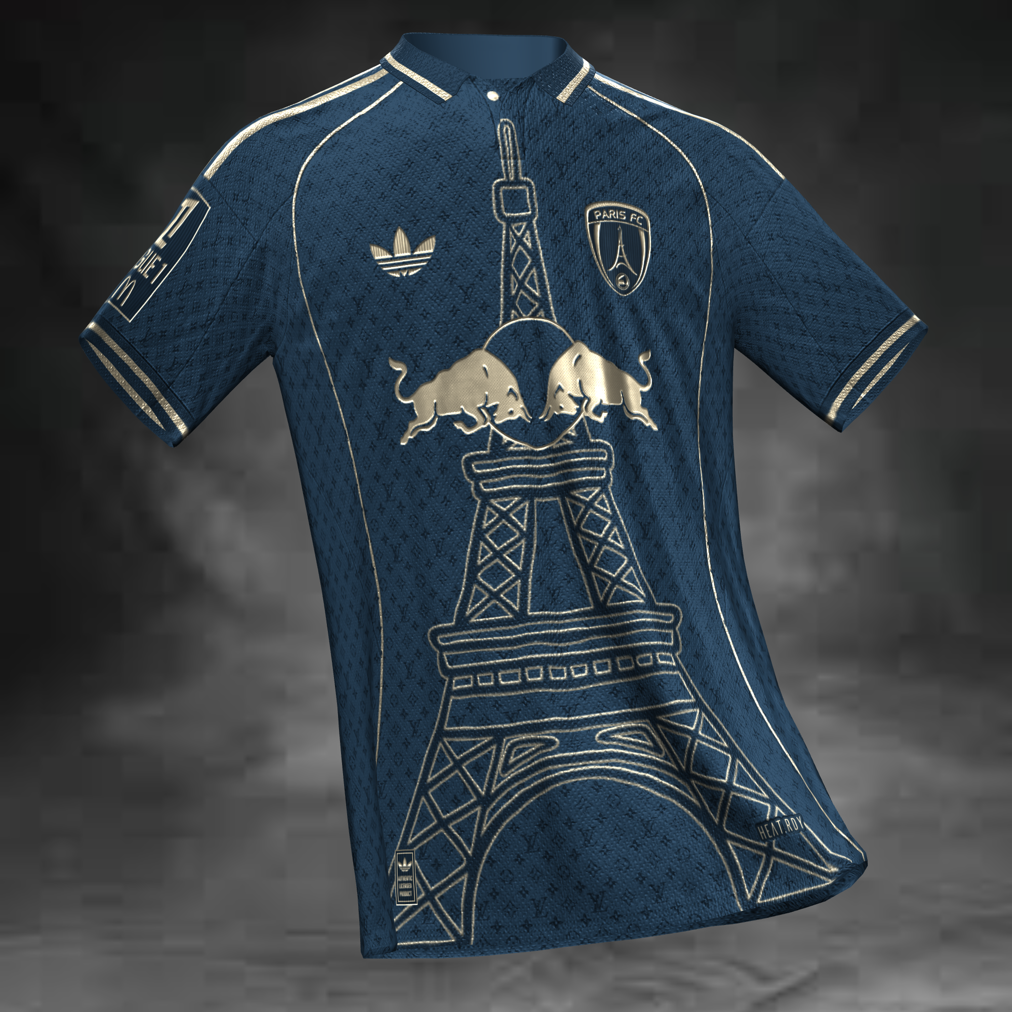 Paris F.C x Red Bull kit concept