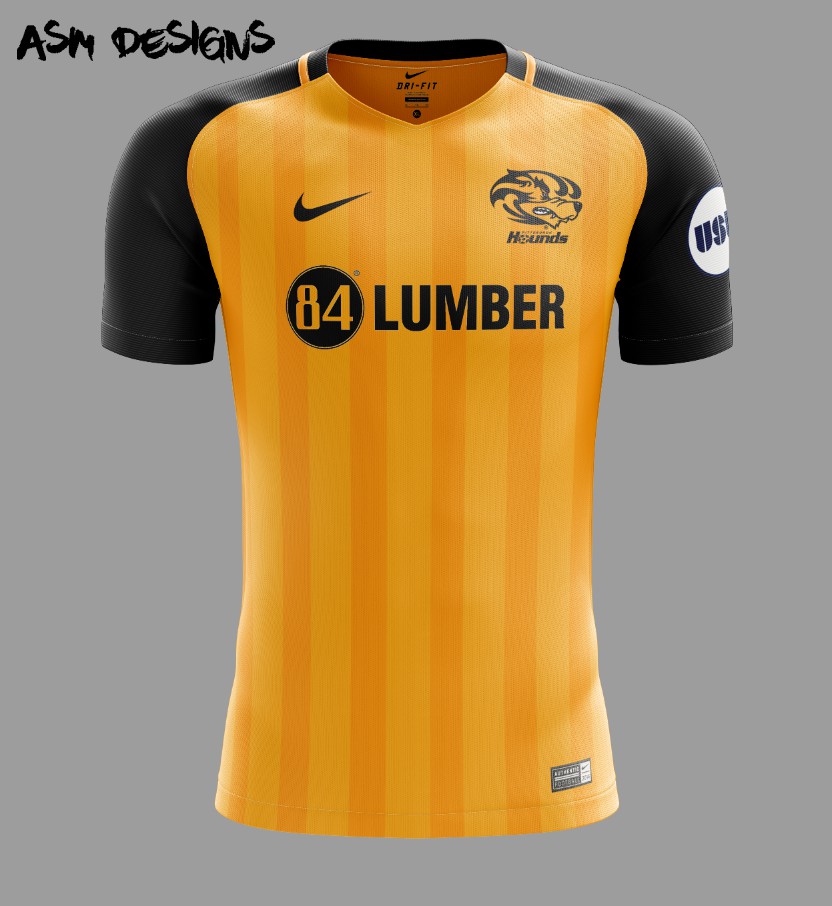 Pittsburgh Riverhounds 2018 Nike Home kit