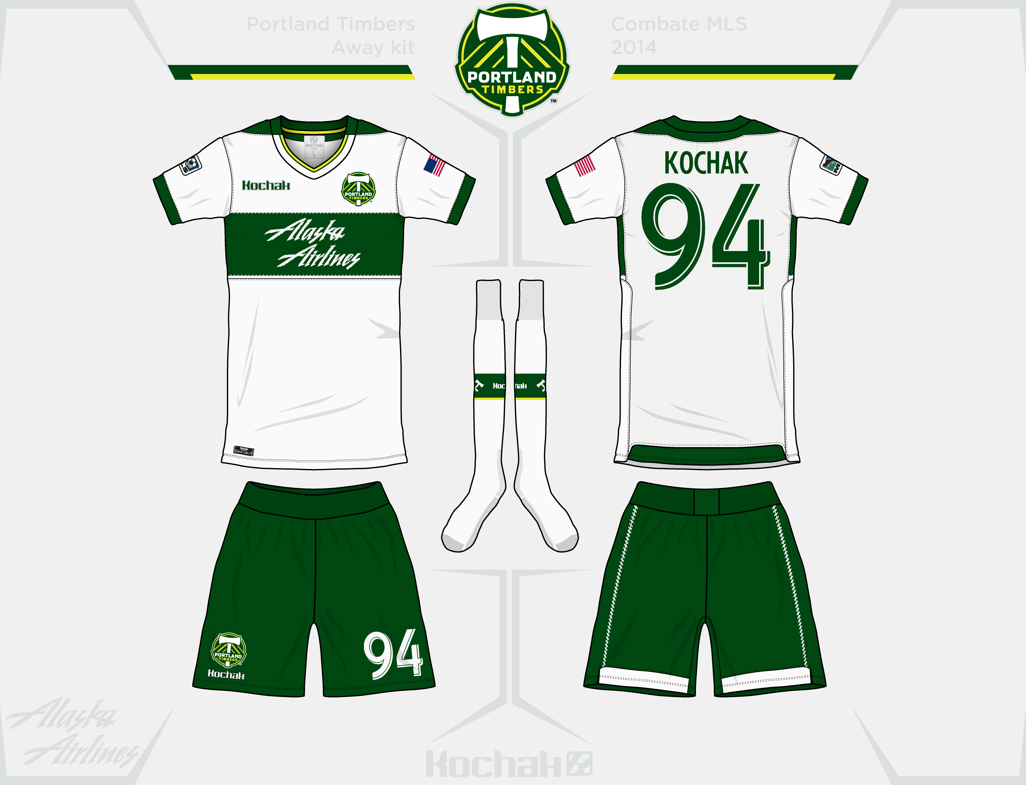 Portland Timbers away kit
