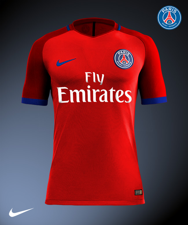 PSG - Paris Saint-Germain 16/17 Nike Away kit