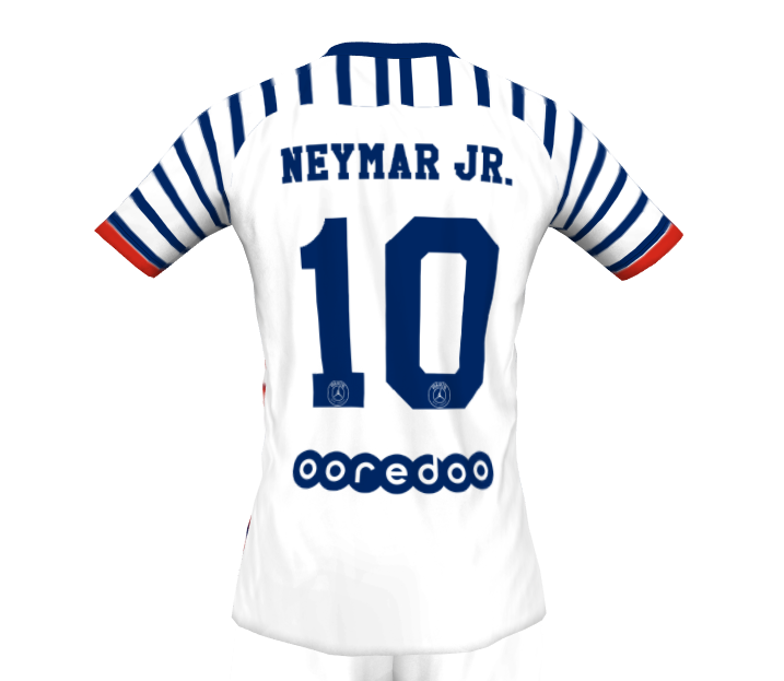 PSG 21 22 FANTASY AWAY KIT BACK