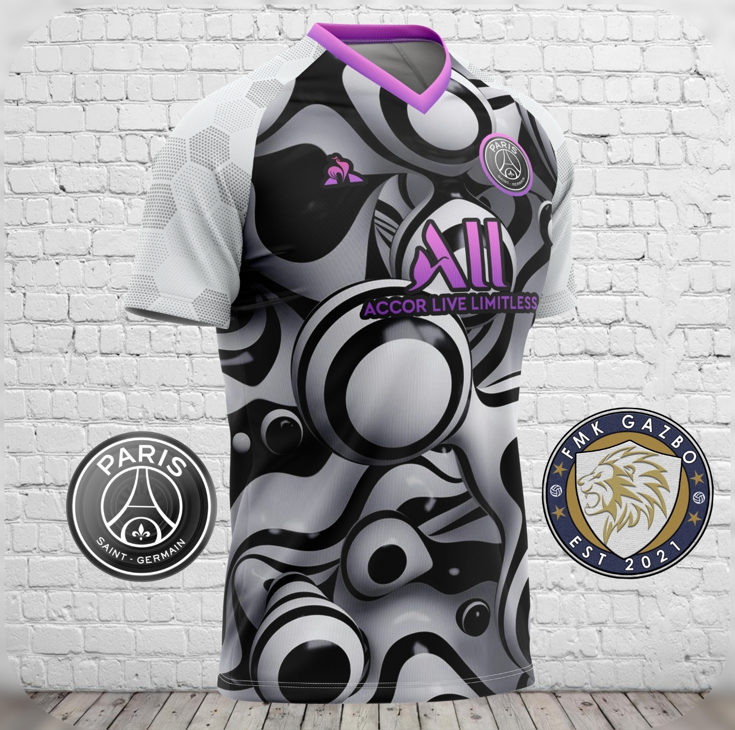 PSG Away Le Coq Sportif