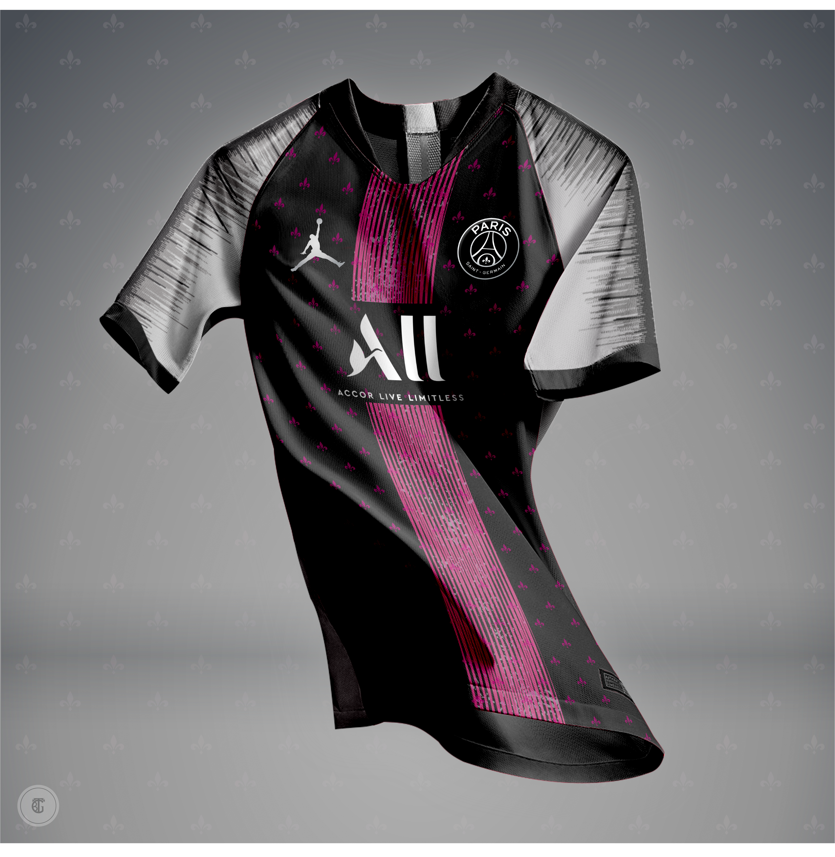 Classic Football Shirts on X: PSG x Jordan There are rumours that the next  Jordan and PSG collaboration will be for the home kit. Pro Evo kit designer  @EderMello86 has created the