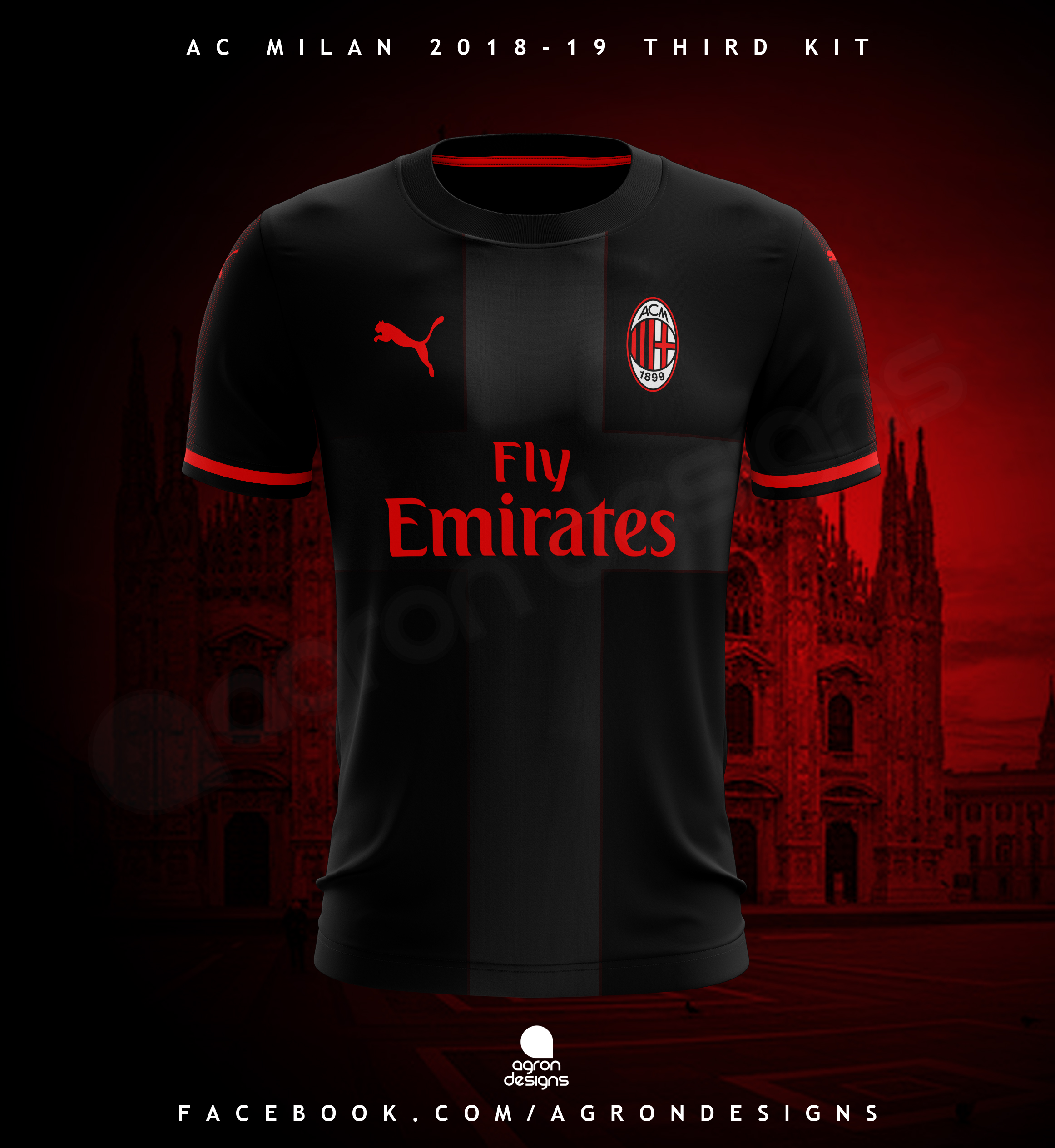 puma ac milan shirt