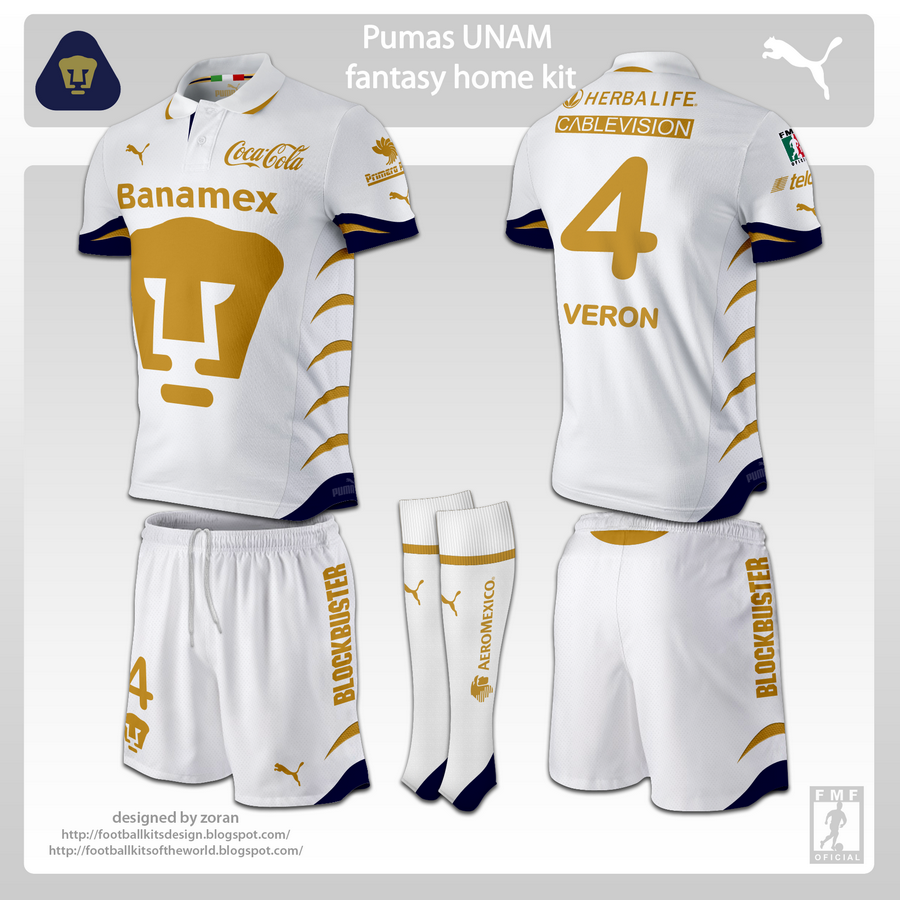 Pumas UNAM fantasy kits