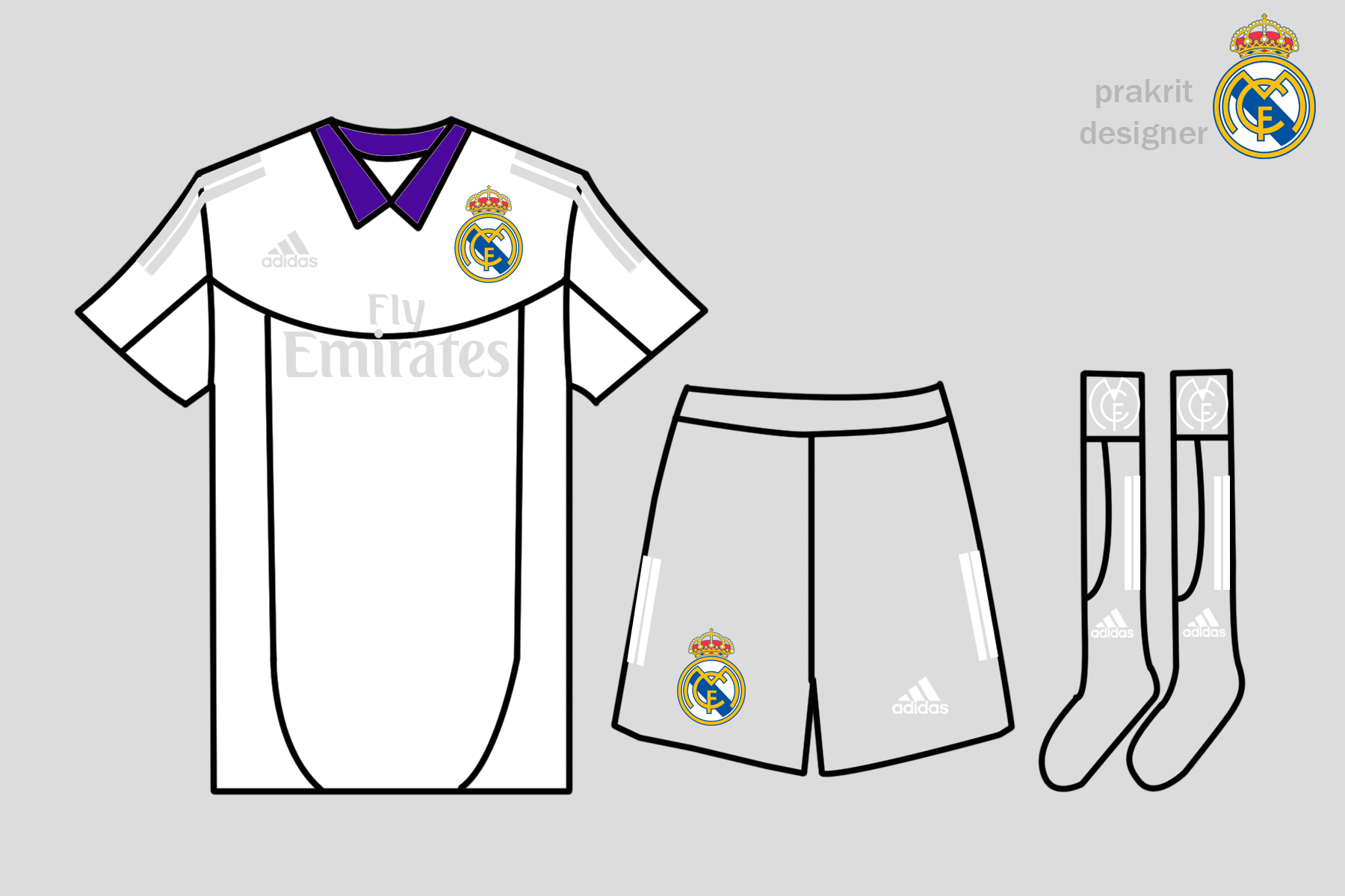 Real Madrid Kits Home 2017
