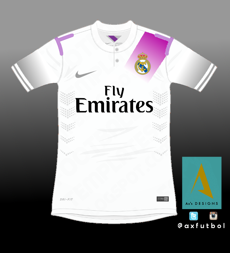 Real Madrid Nike shirt.