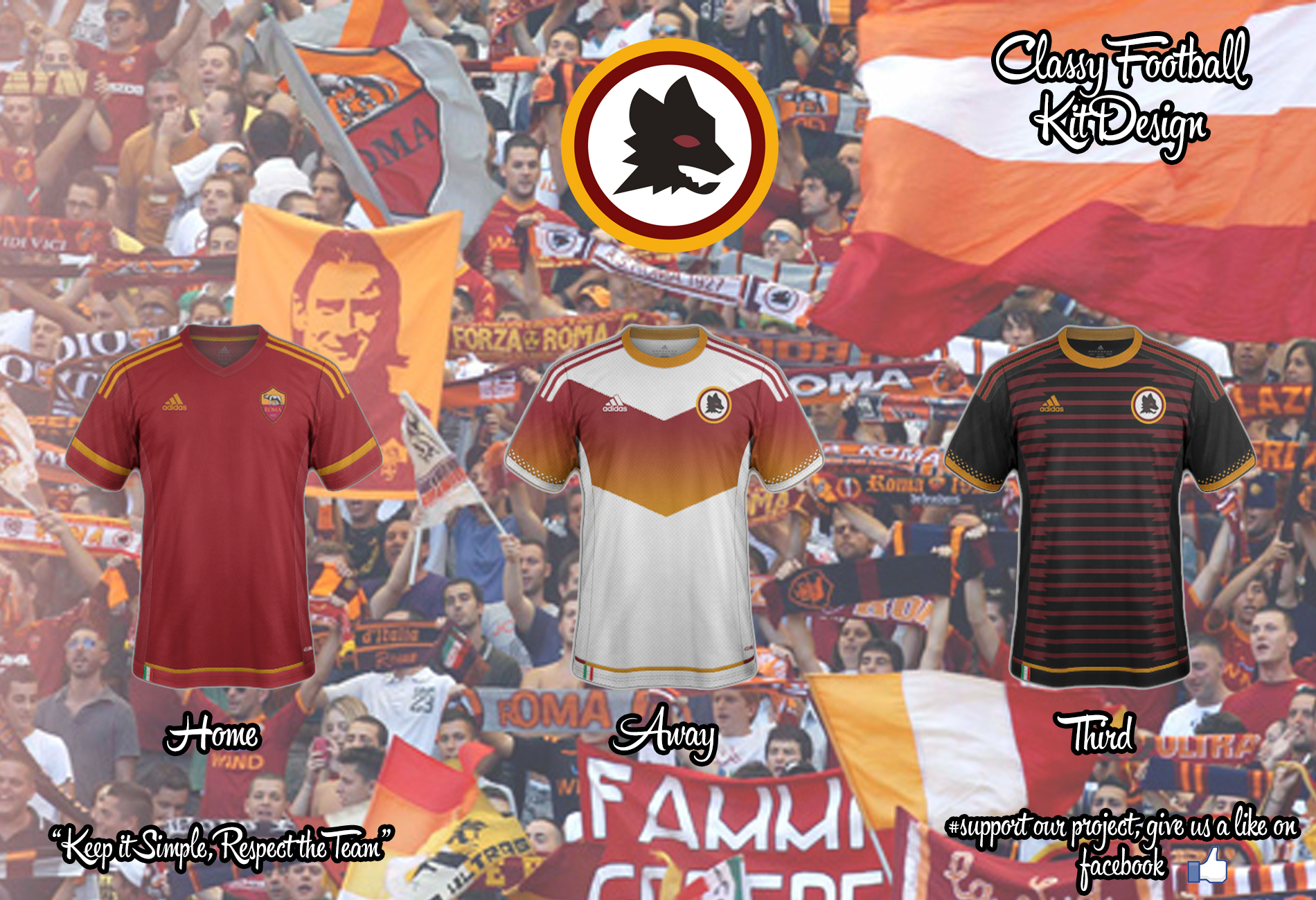 Roma Adidas Concept 2015/2016