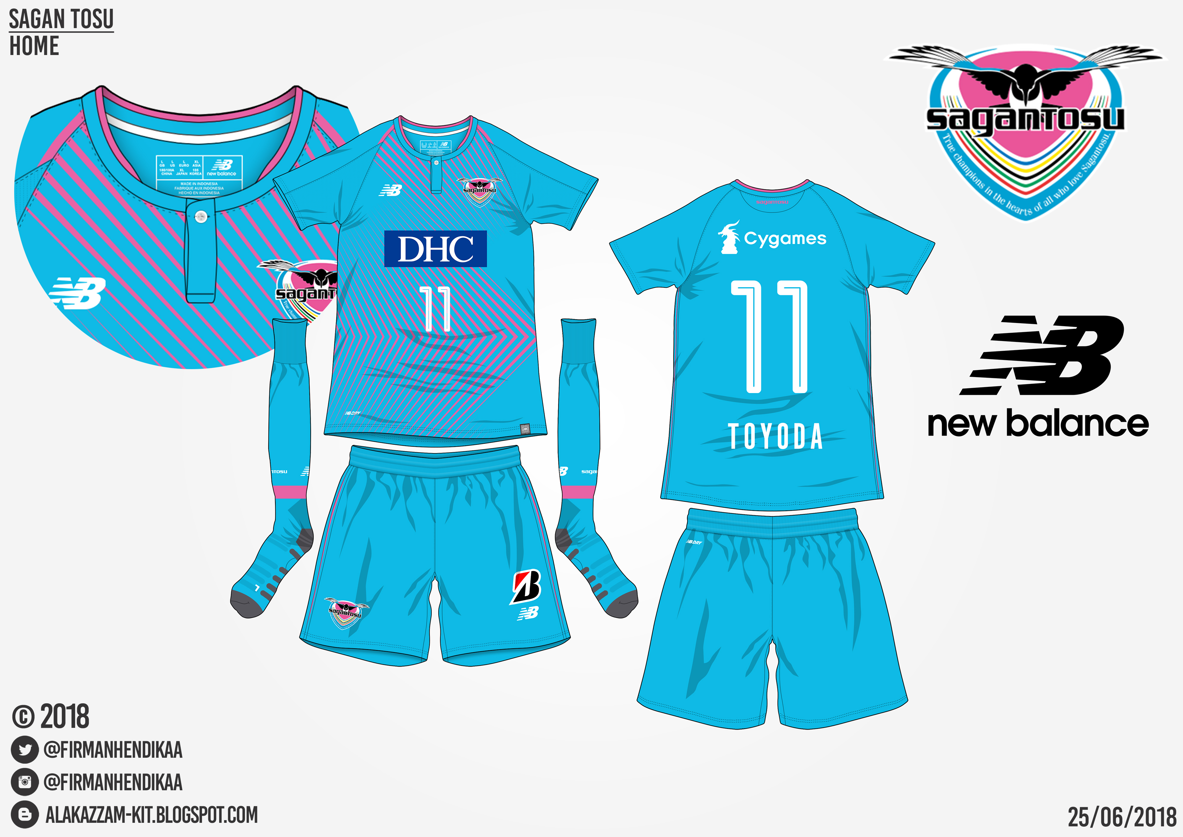 Sagan Tosu 2018 New Balance Home and Away Kits - FOOTBALL FASHION