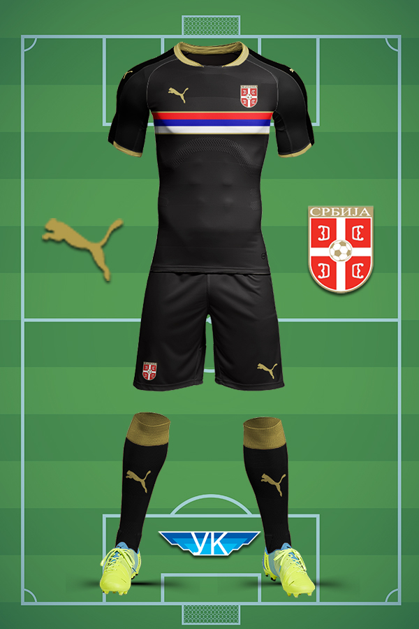 serbia football jersey puma