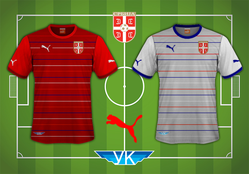 serbia football jersey puma