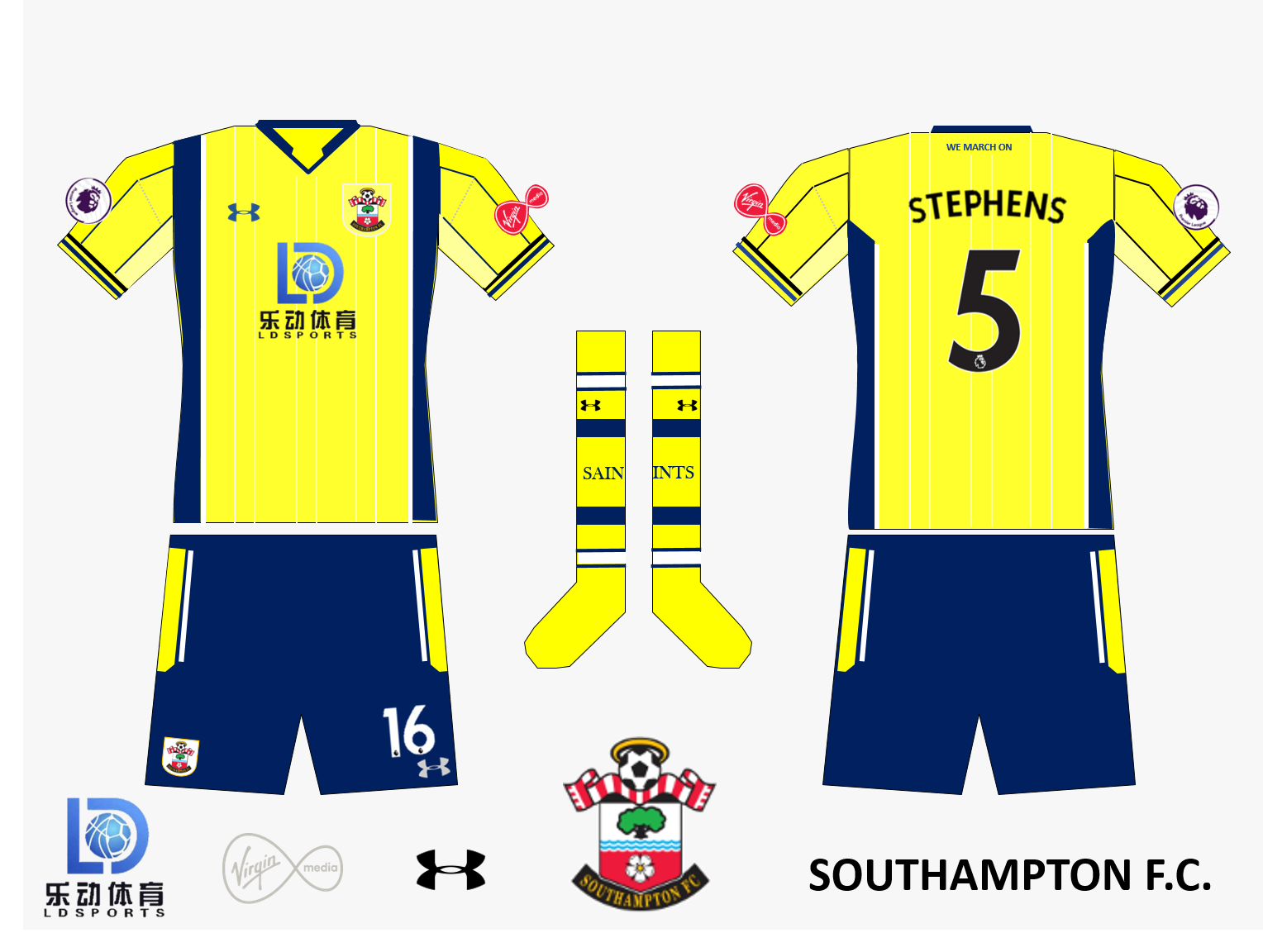 Southampton Fc Away Kit 2019 2020 V 3