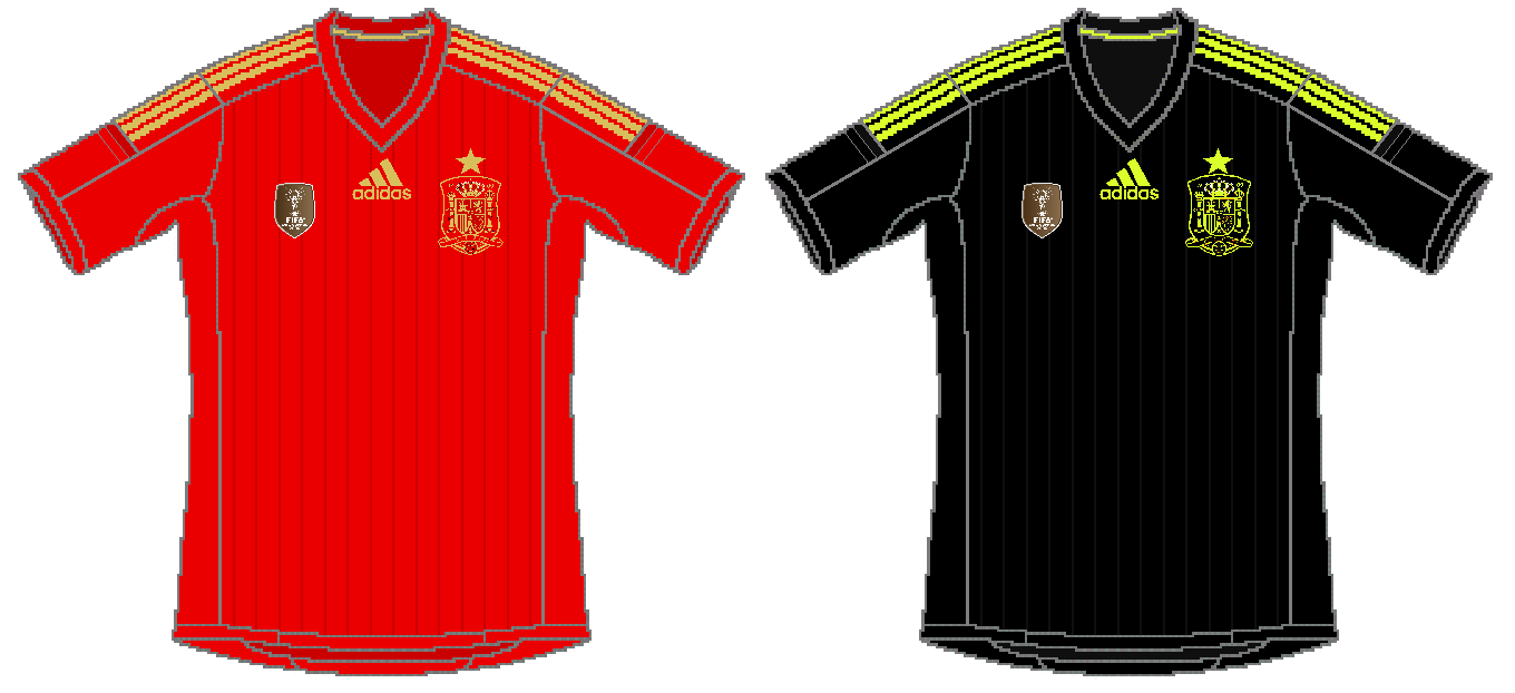 Spain Adidas World Cup Kits