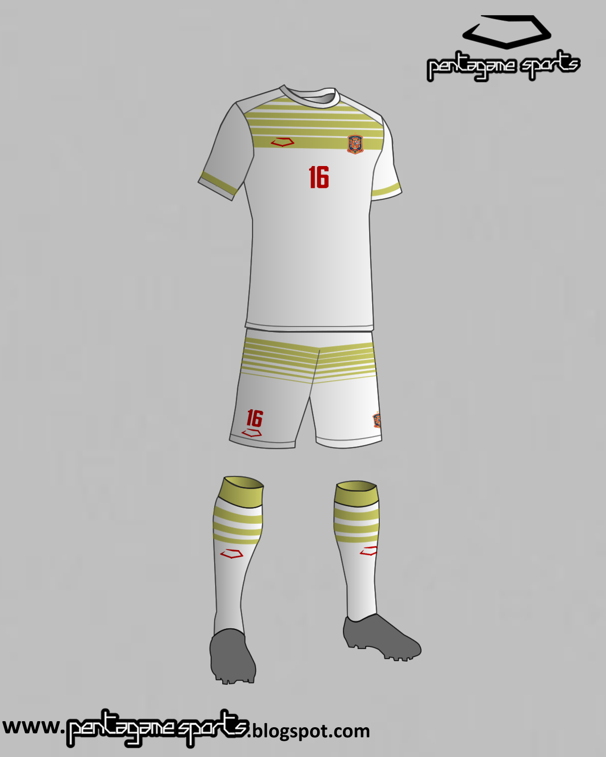 Spain National Football Team Away Kit 2016