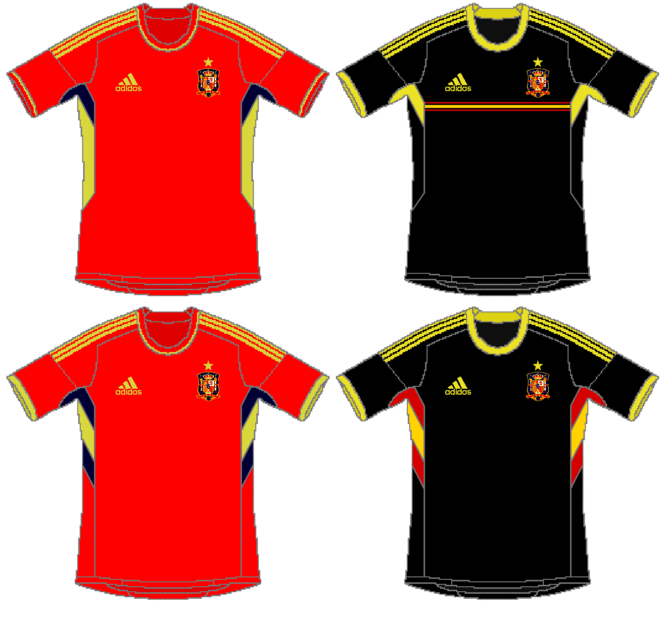 Spain Adidas World Cup Kits
