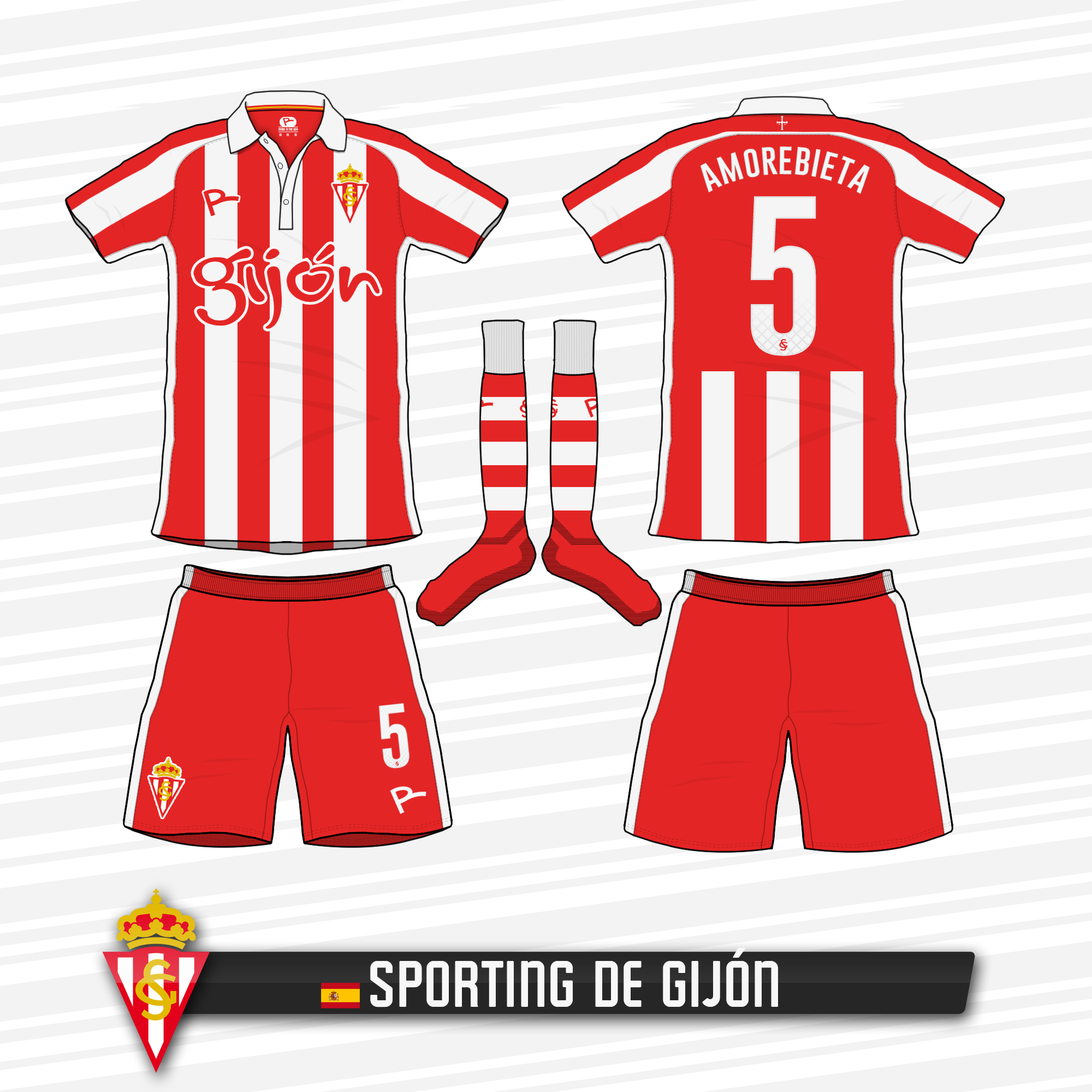 Sporting de Gijón Home Kit