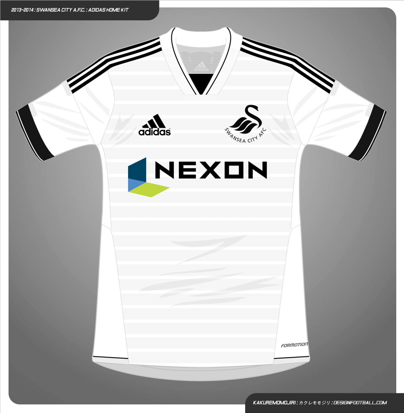 2013/2014 Swansea City A.F.C. Adidas Home Shirt