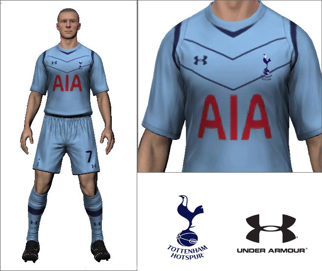 TOTTENHAM HOTSPUR 2014 2015 AWAY FOOTBALL SHIRT SOCCER JERSEY