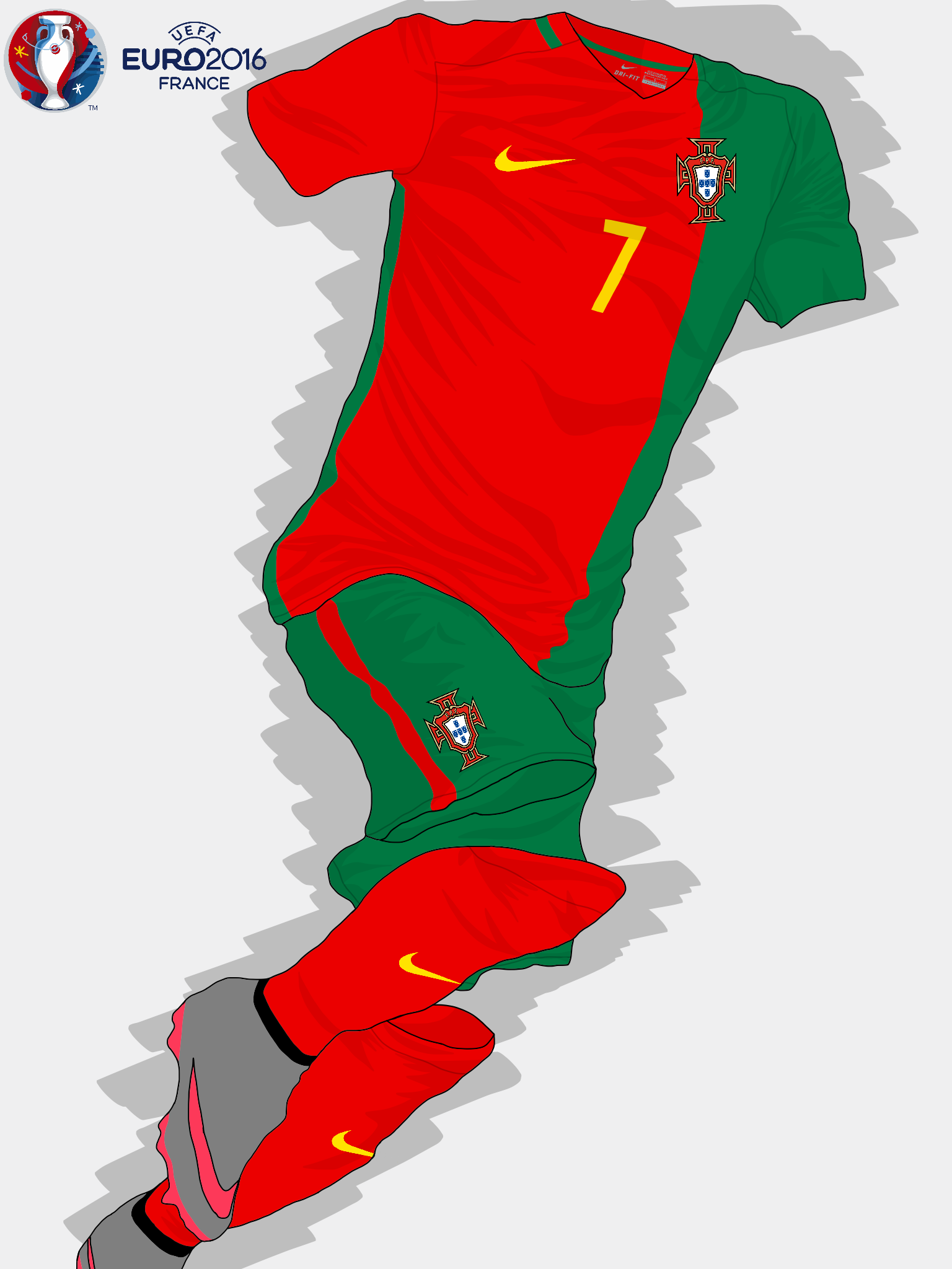 Portugal home best sale kit euro 2016