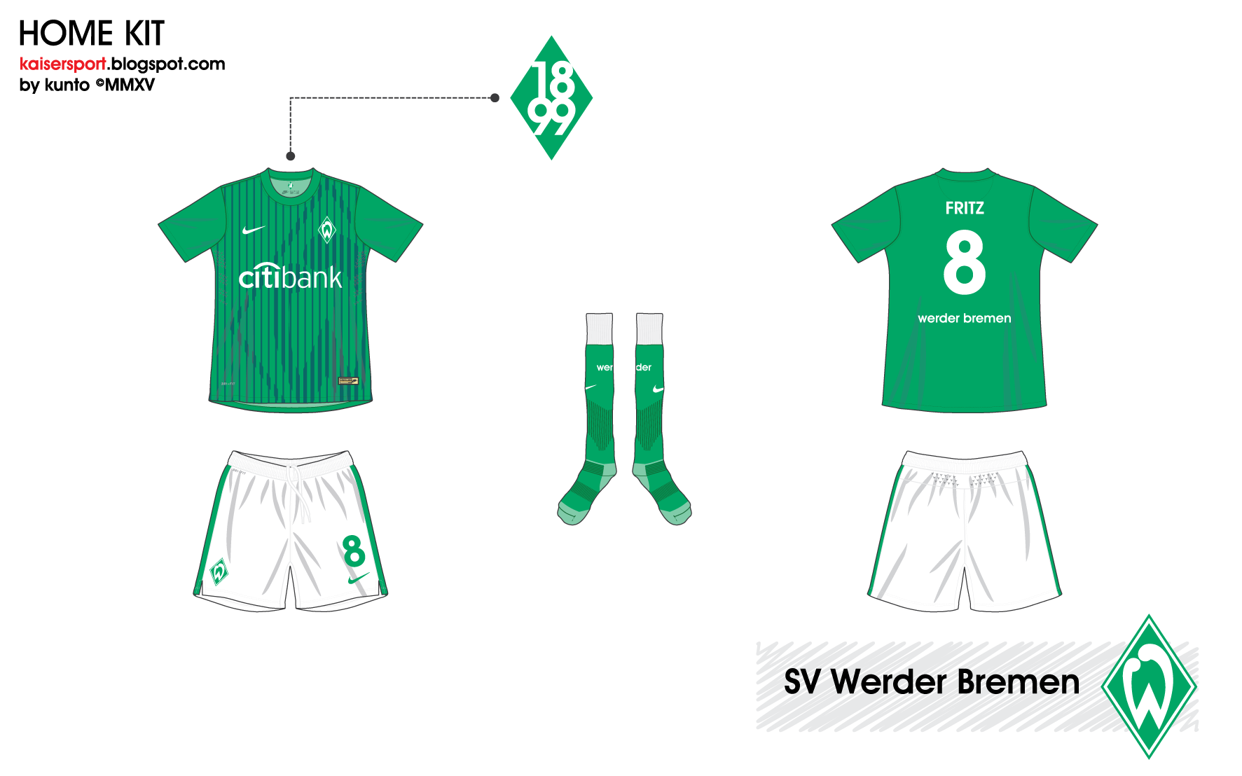 Werder Bremen Home 2015