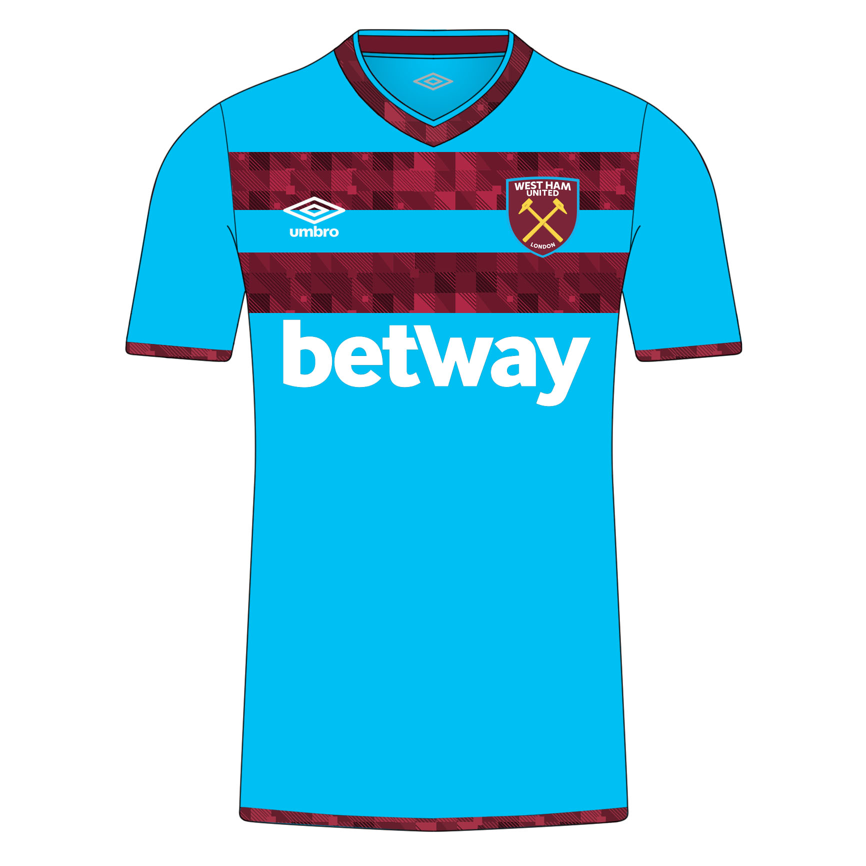 West Ham 18 19 Away Kit