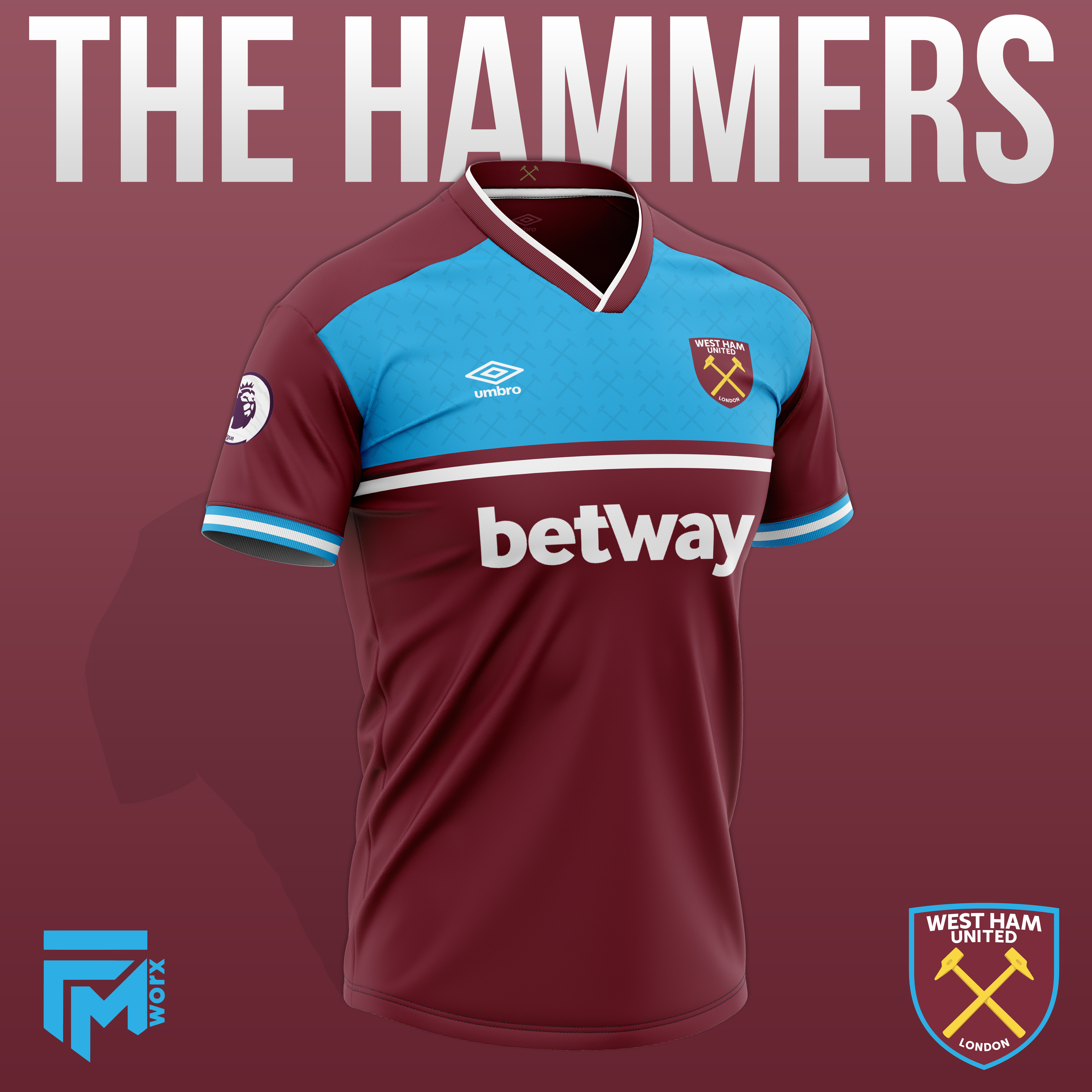 West Ham United 2020 21 Home Concept