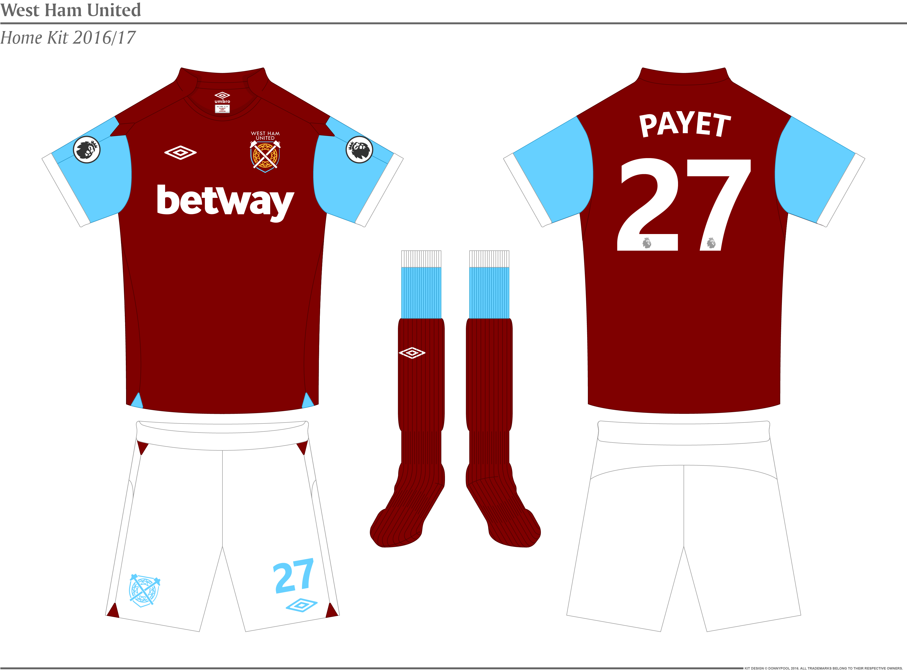 West Ham United Home Kit