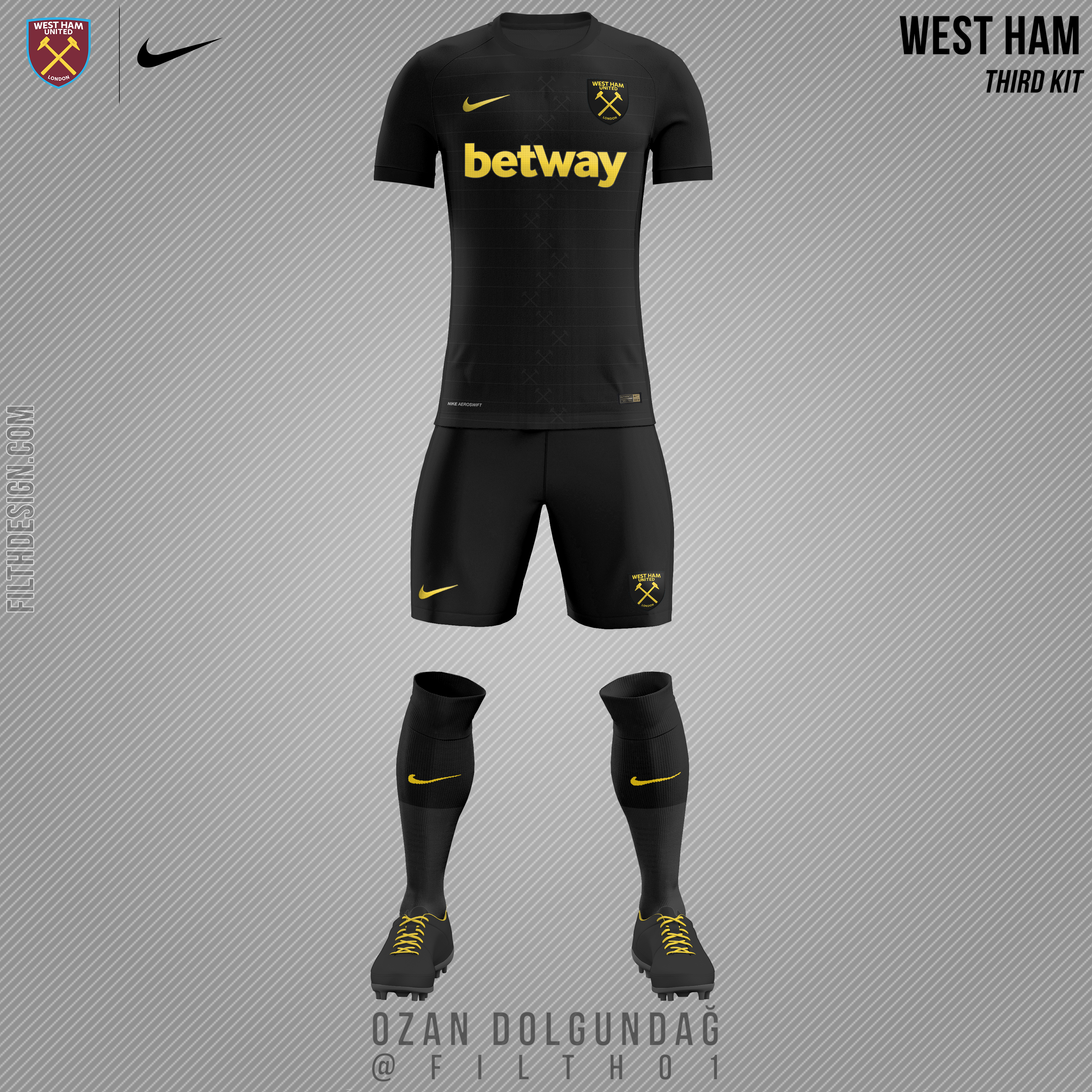 Nike west ham sales