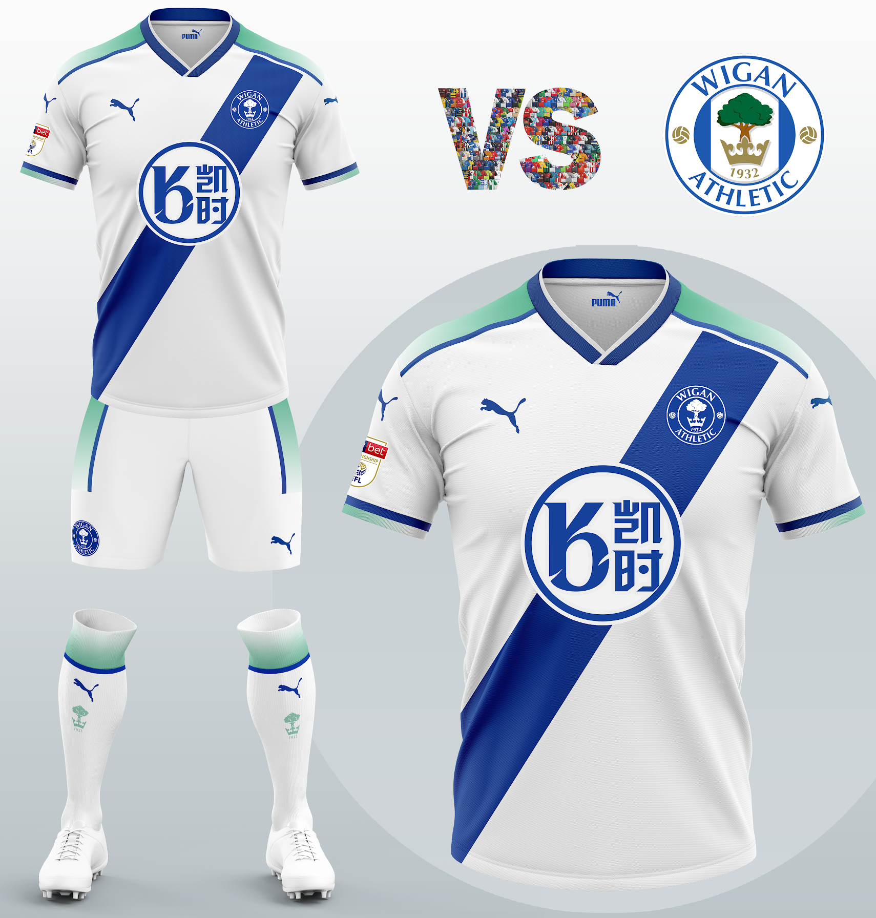 Wigan athletic discount kit 2020